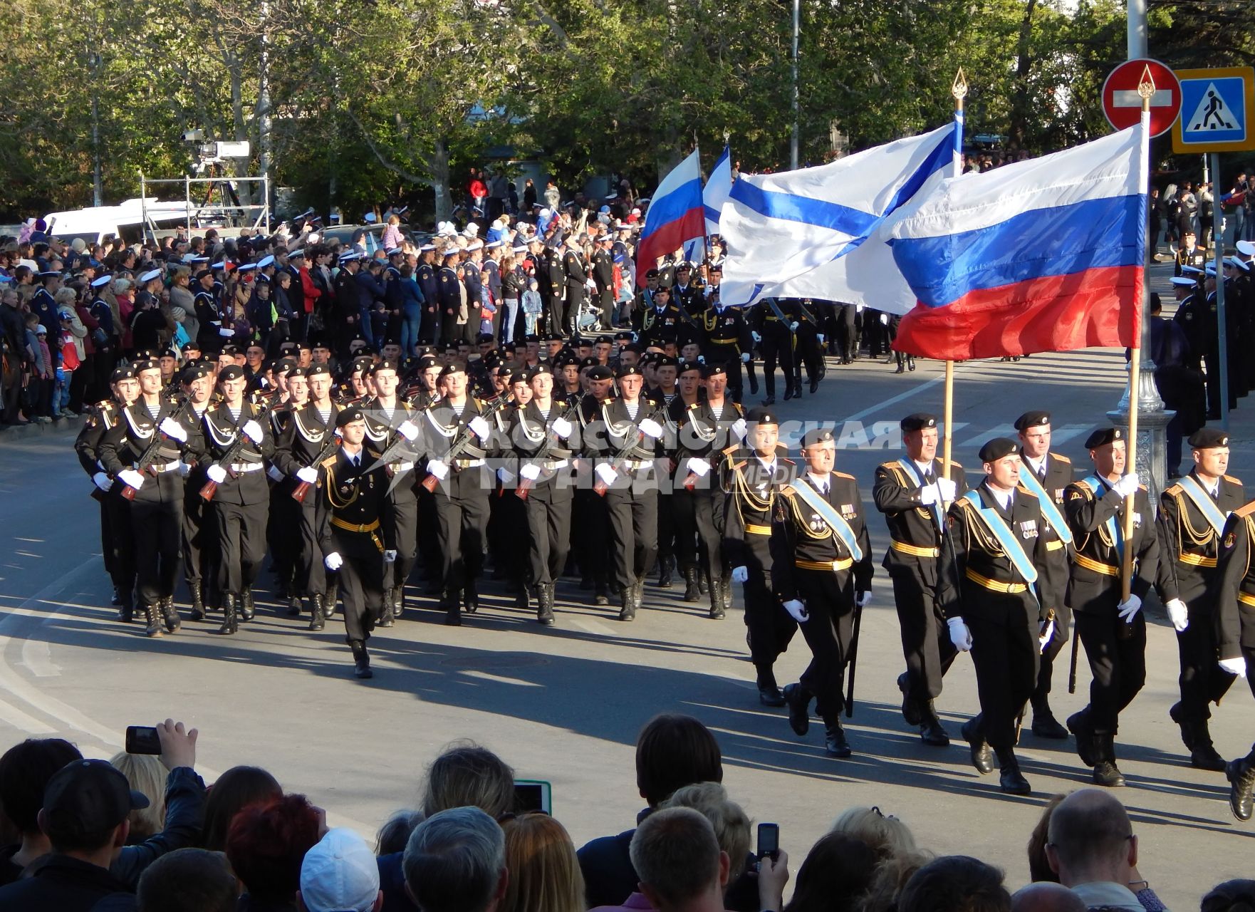 Репетиция Парада Победы в Севастополе.