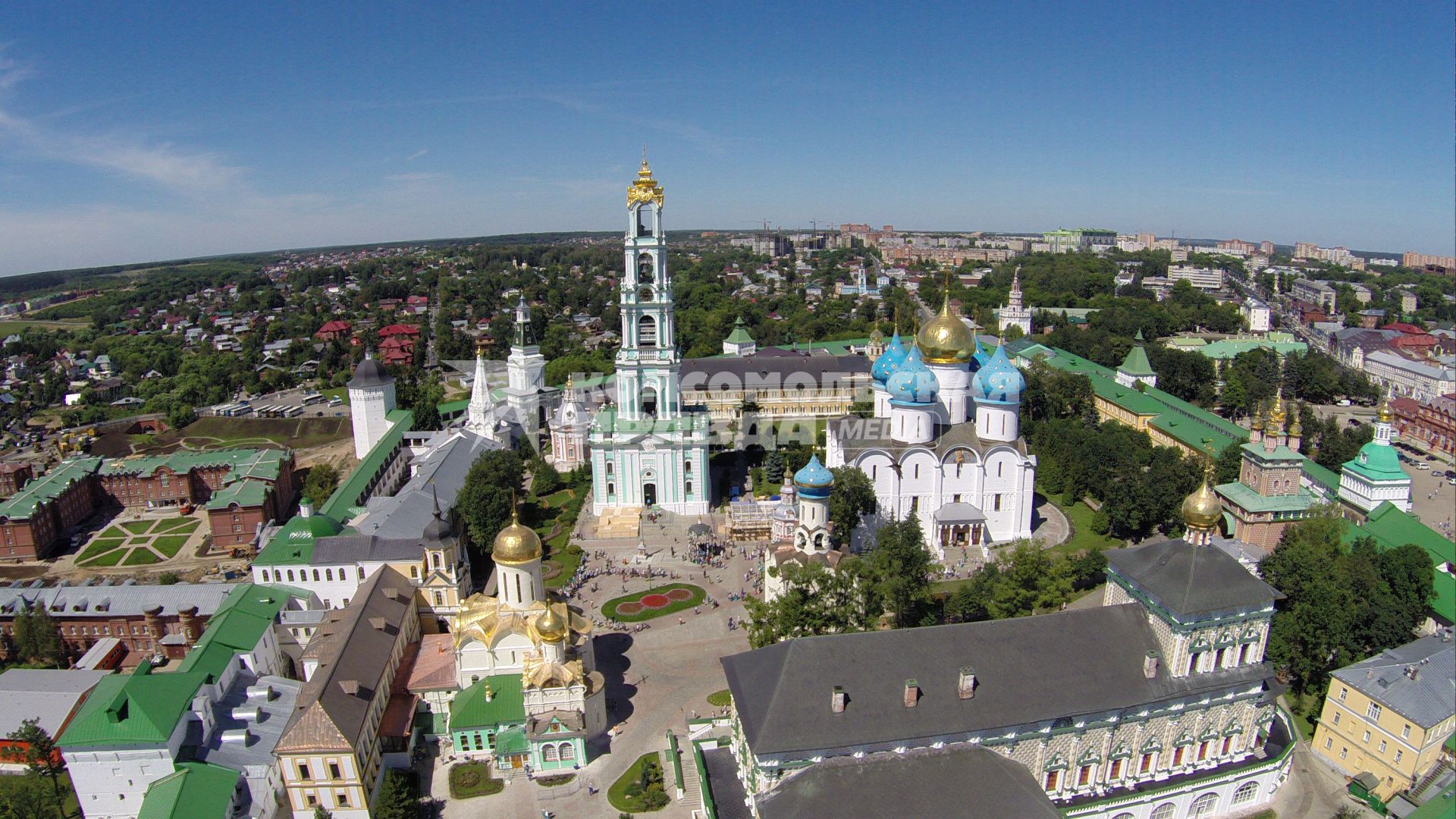 Сергиев Посад. Вид на Троице-Сергиеву Лавру.