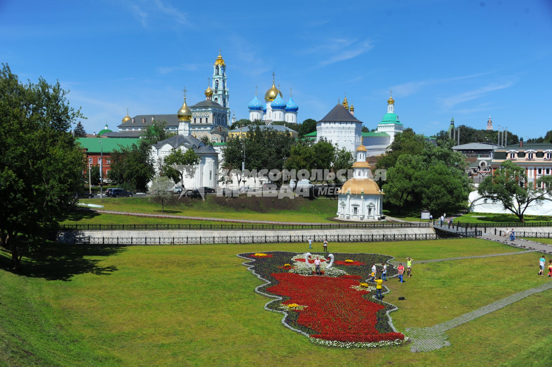 Сергиев Посад. Вид на Троице-Сергиеву Лавру.