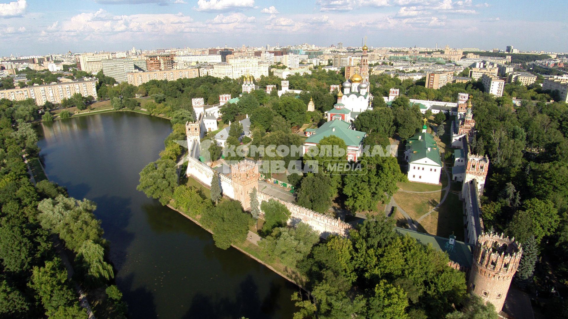 Виды Москвы. Новодевичий женский монастырь.