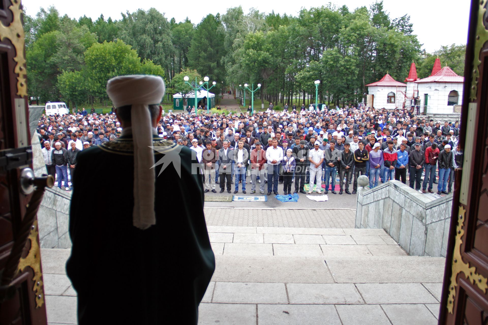 Мусульманский праздник Ураза-байрам в Уфе.