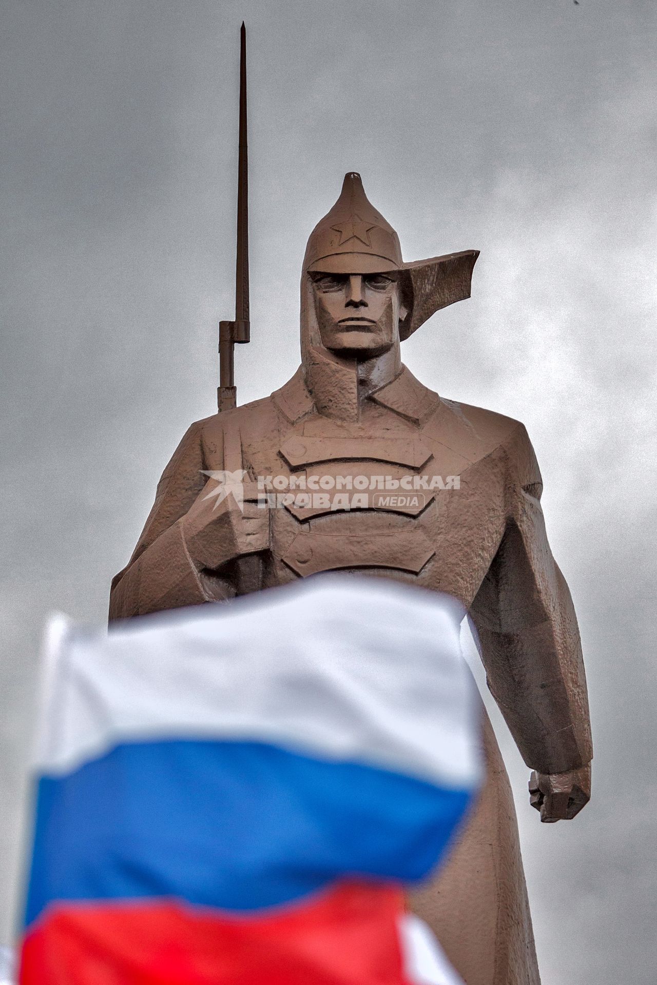 Митинг в поддержку Крыма в Ставрополе.