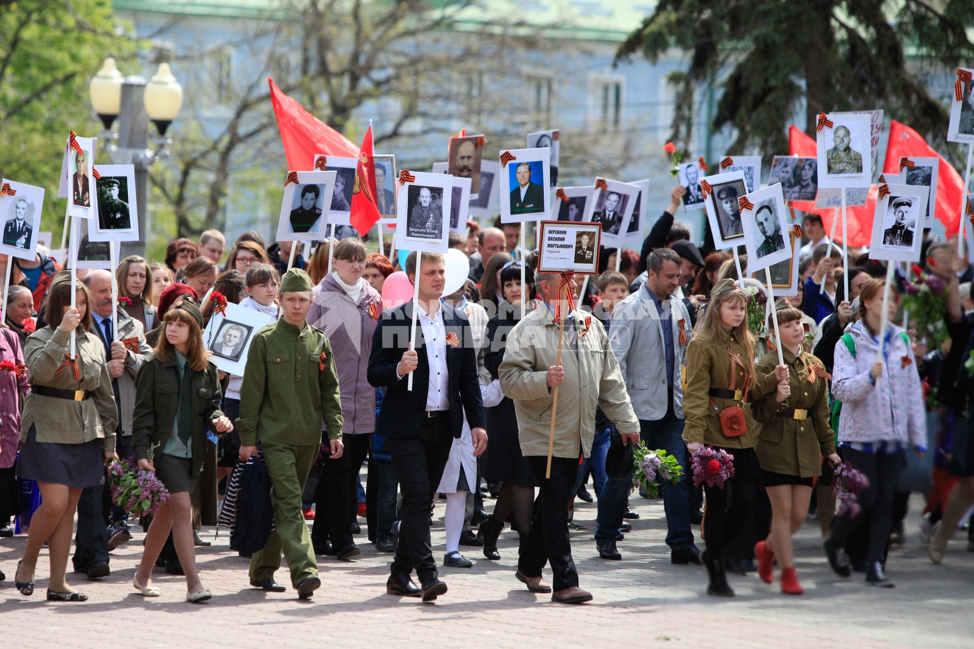 Акция `Бессмертный полк` в Ставрополе.