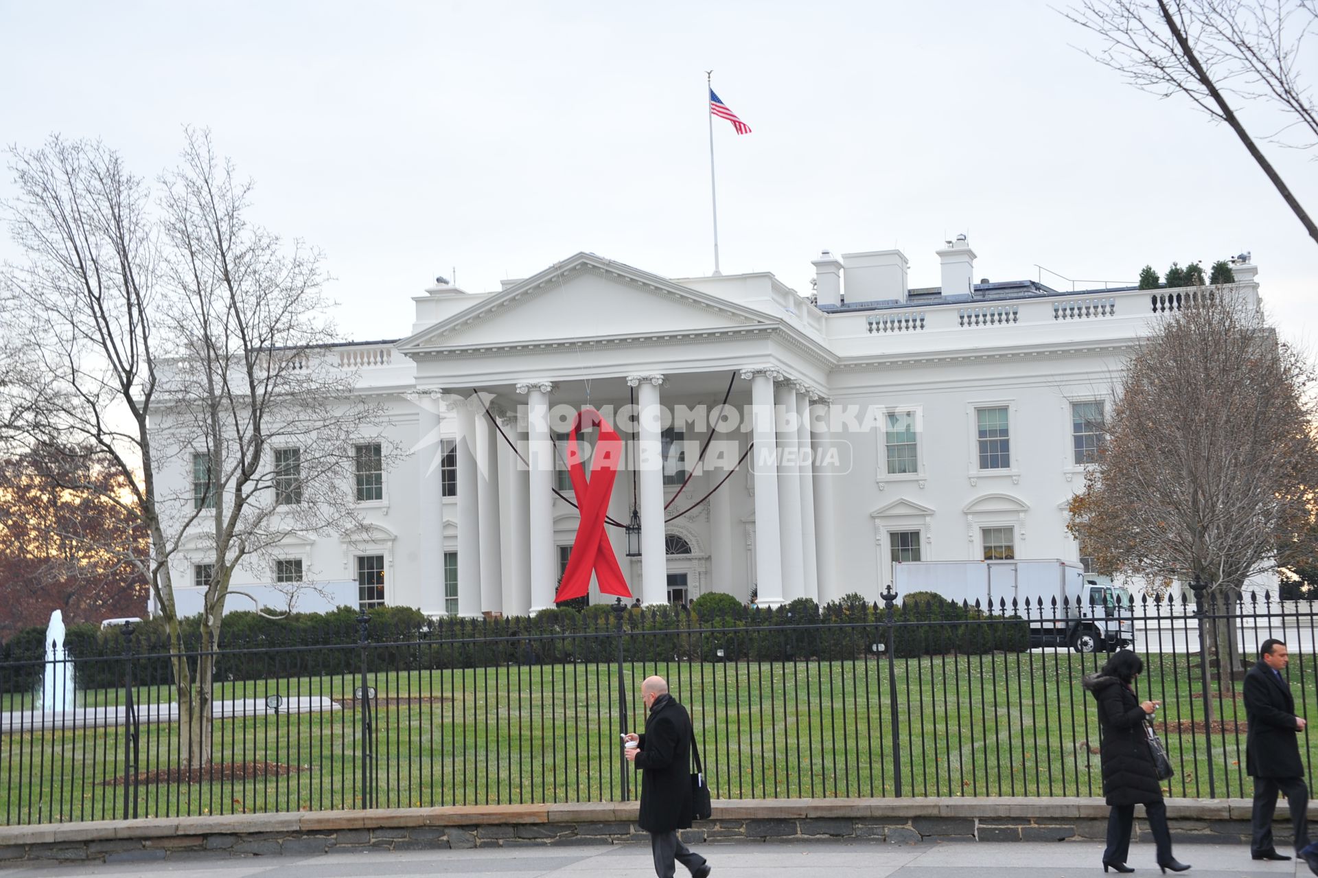 Вашингтон. На снимке: Белый дом - резиденция президента США.