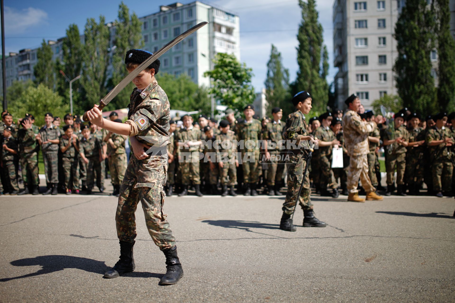 Последний звонок в кадетской школе имени генерала А.П Ермолова.