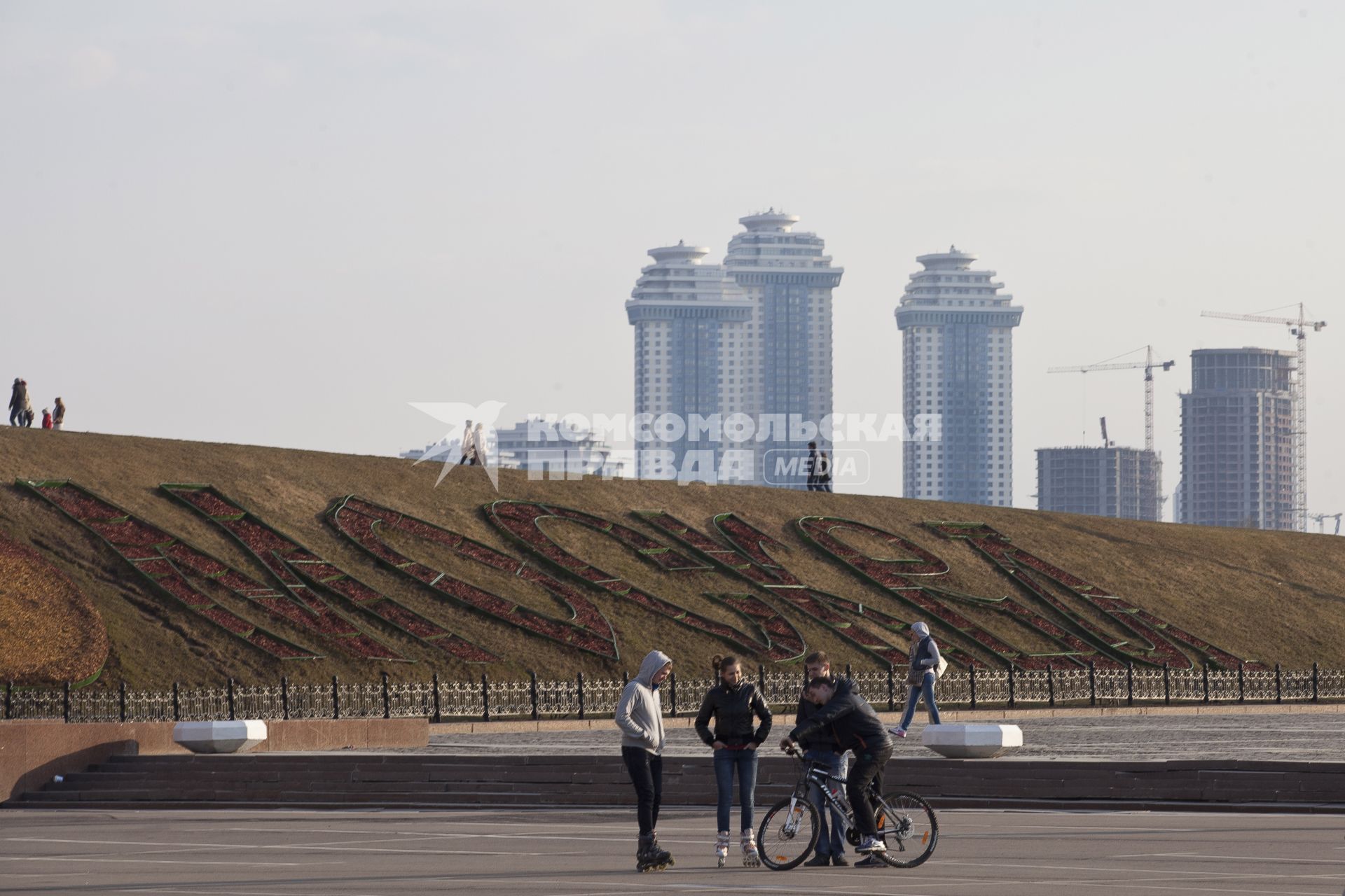 Москва весной.