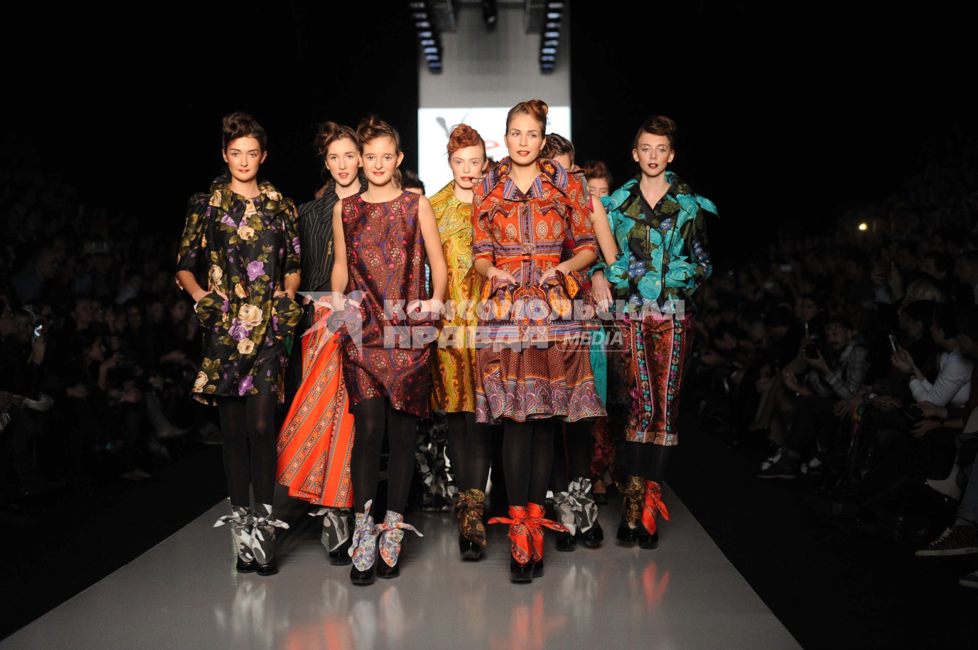 ЦВЗ `Манеж`. Российская Неделя моды `Mercedes-Benz Fashion Week Russia`. На снимке: коллекция Вячеслава Зайцева.