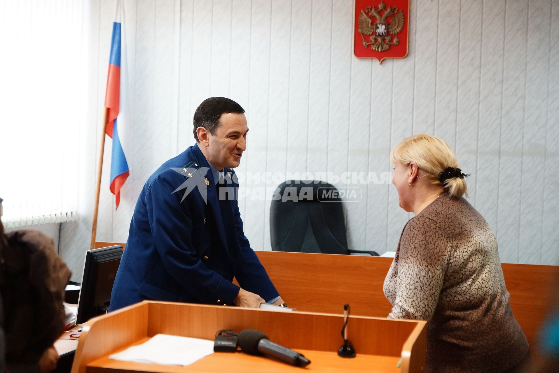 Судебный процесс на Екатеринбургским фотографом Дмитрием Лошагиным, обвиняемом в убийстве своей жены Юлии Прокопьевой На фото: государственный обвинитель