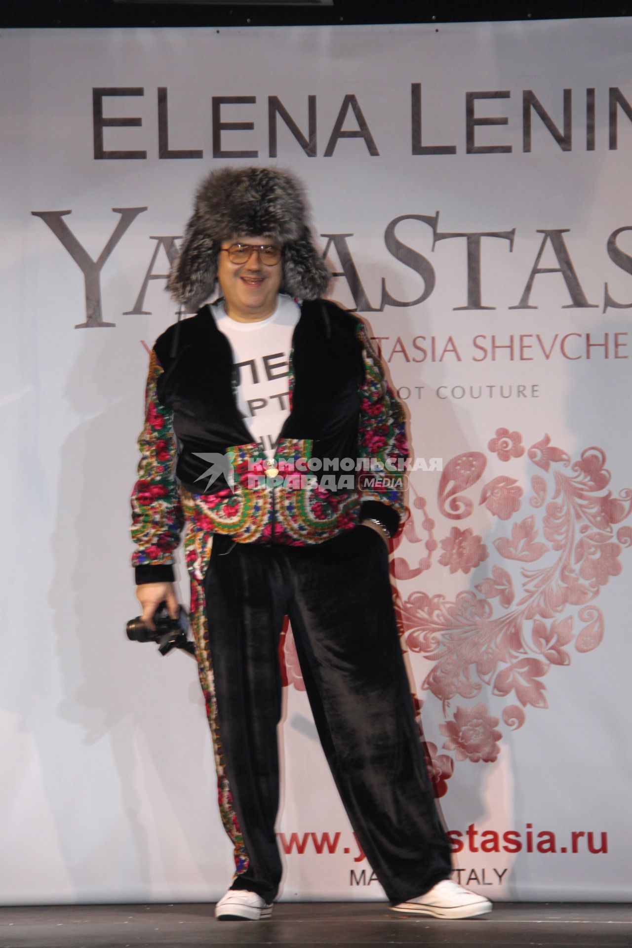 Диск48. Дефиле YanaStasia presented by ELena Lenina. 2010 год. На снимке: актер Садальский Стас