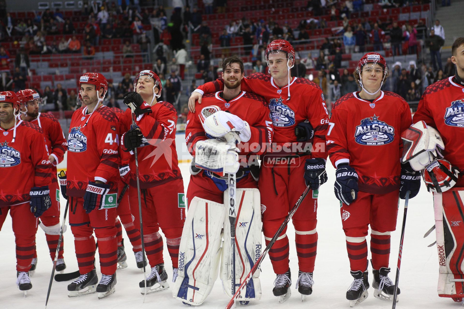 25.01.2015  Сочи,  Матч Звезд -2015.   Хоккей. КХЛ    Команды Запад - Восток