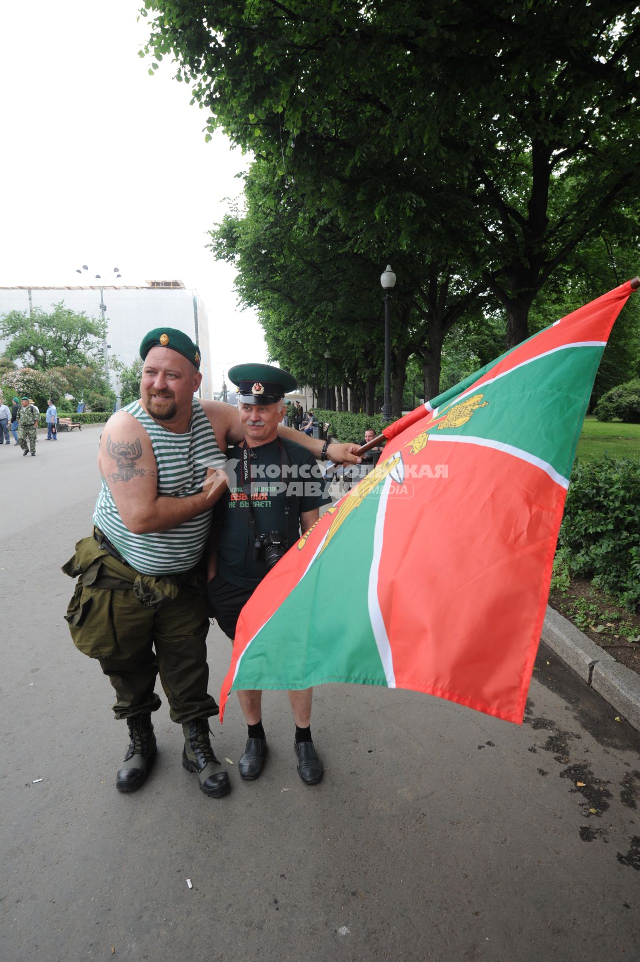 Москва. Празднование Дня пограничника в Парке Горького.