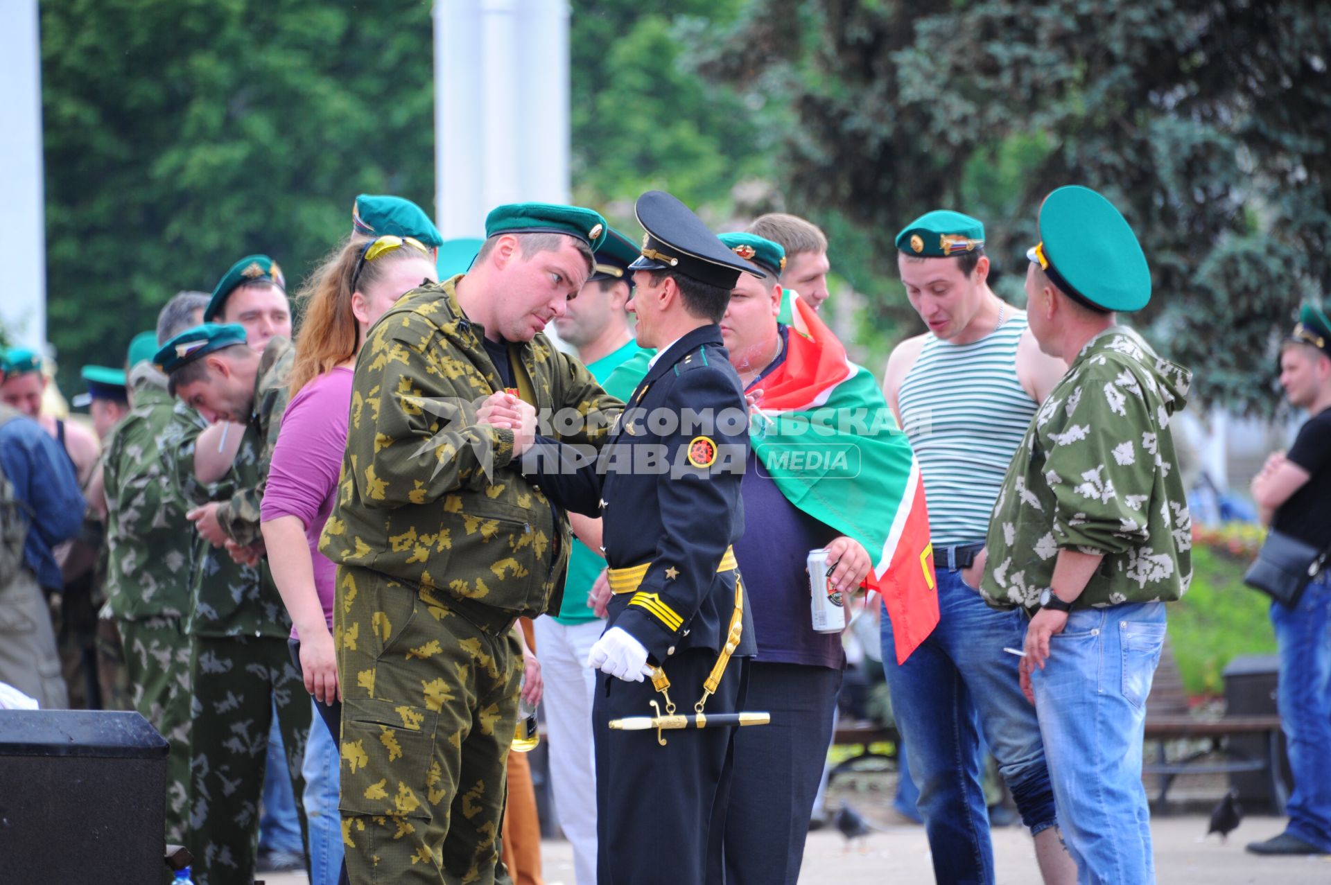 Москва. Празднование Дня пограничника на ВДНХ.