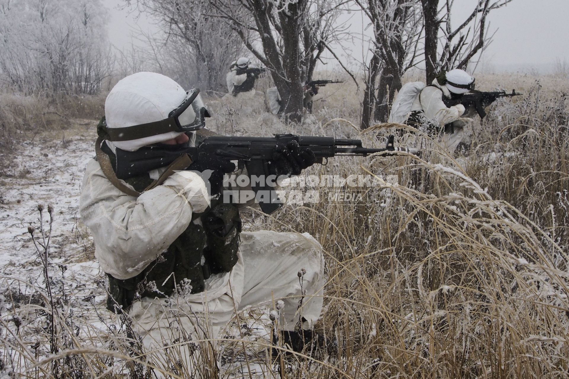 Тула. Военный полигон `Слободка`. Тактические учения десантников.