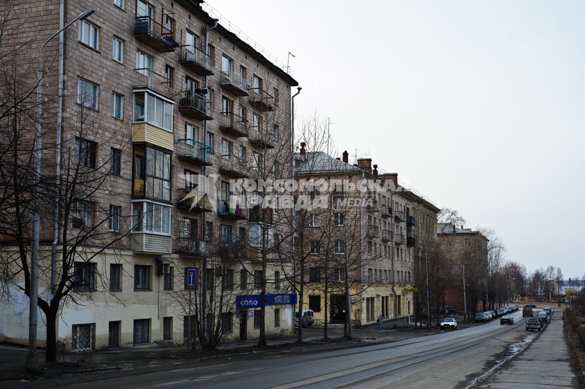 Виды Петрозаводска. Жилые дома.