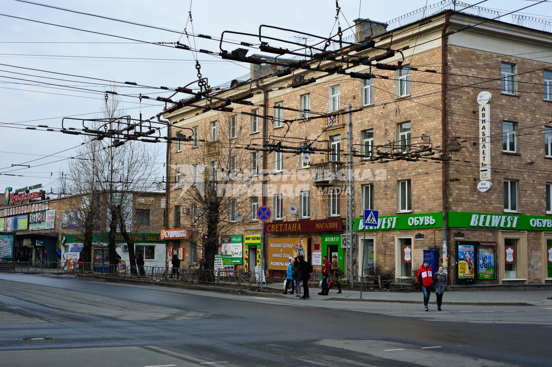 Виды Петрозаводска. Жилые дома на проспекте Ленина.