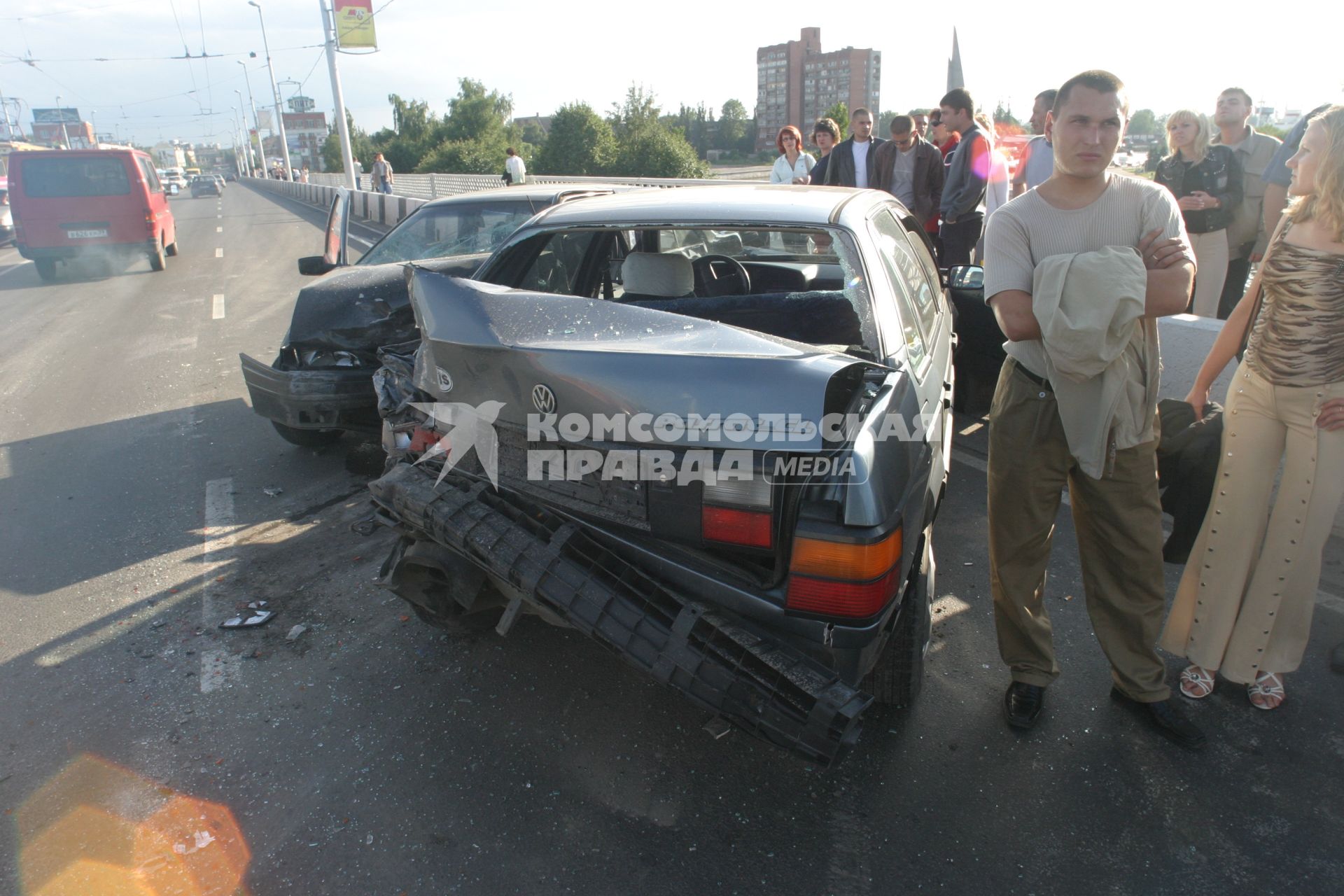 Калининград. Автомобильная авария.