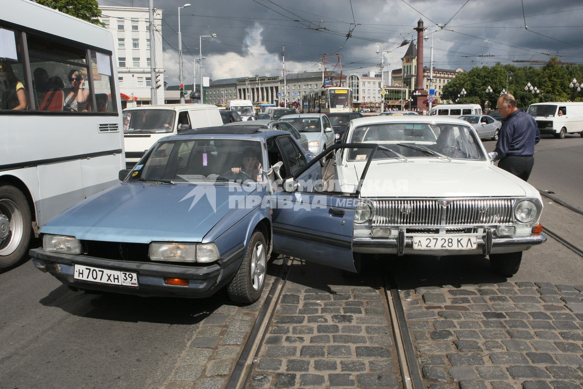 Калининград. Автомобильная авария.