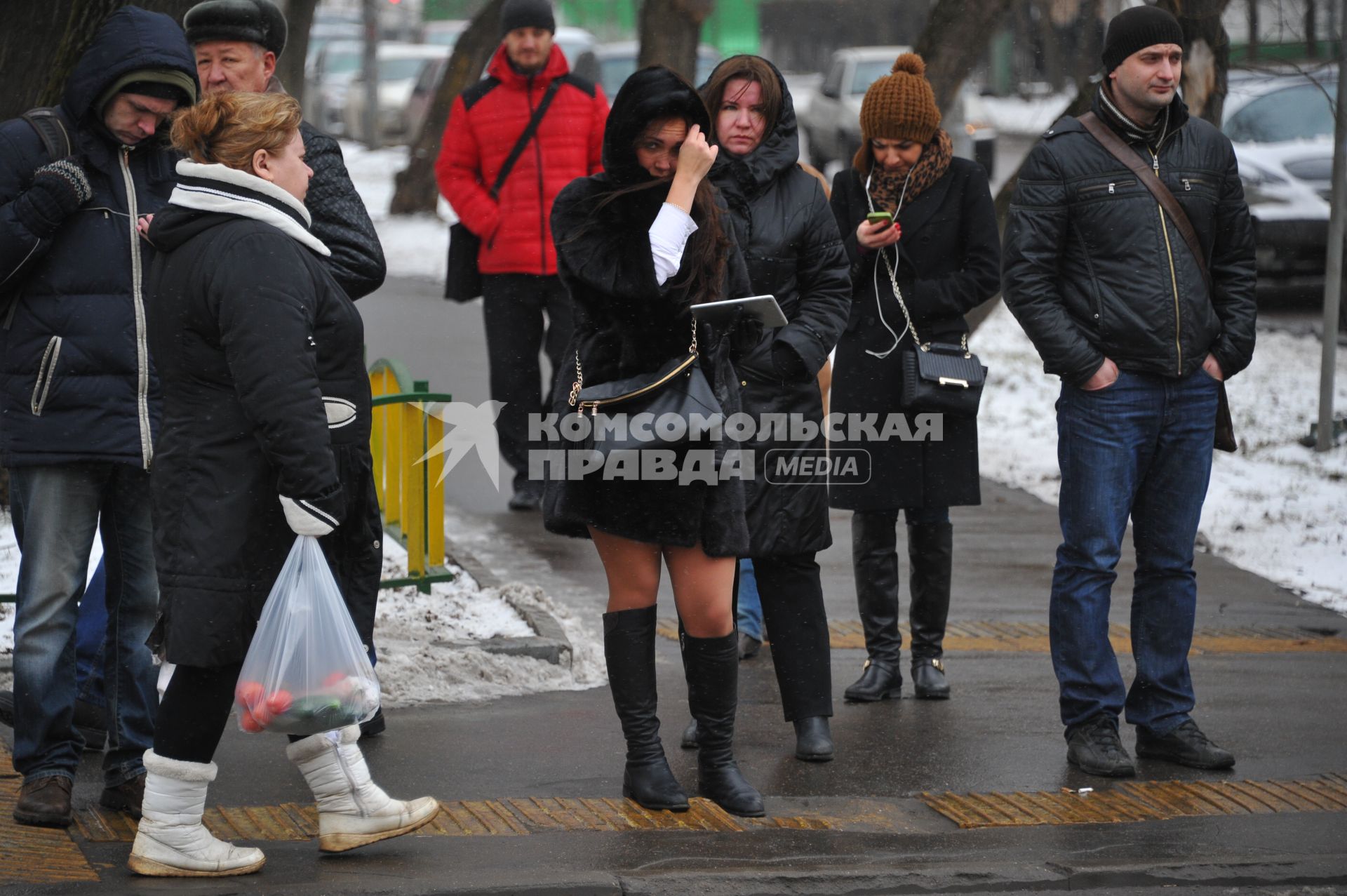 Москва. Ветреная погода.