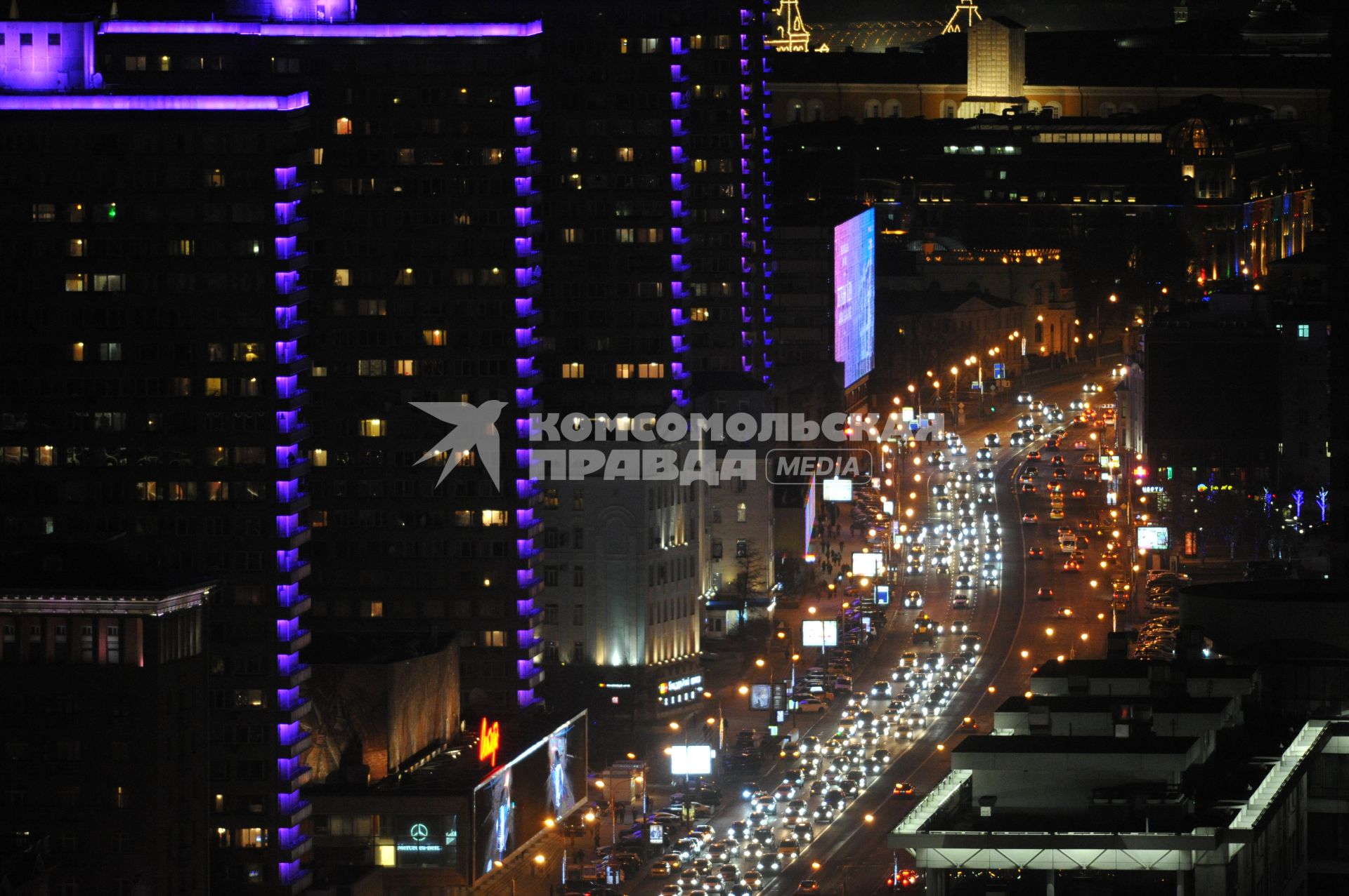 Москва. Вид на улицу Новый Арбат.