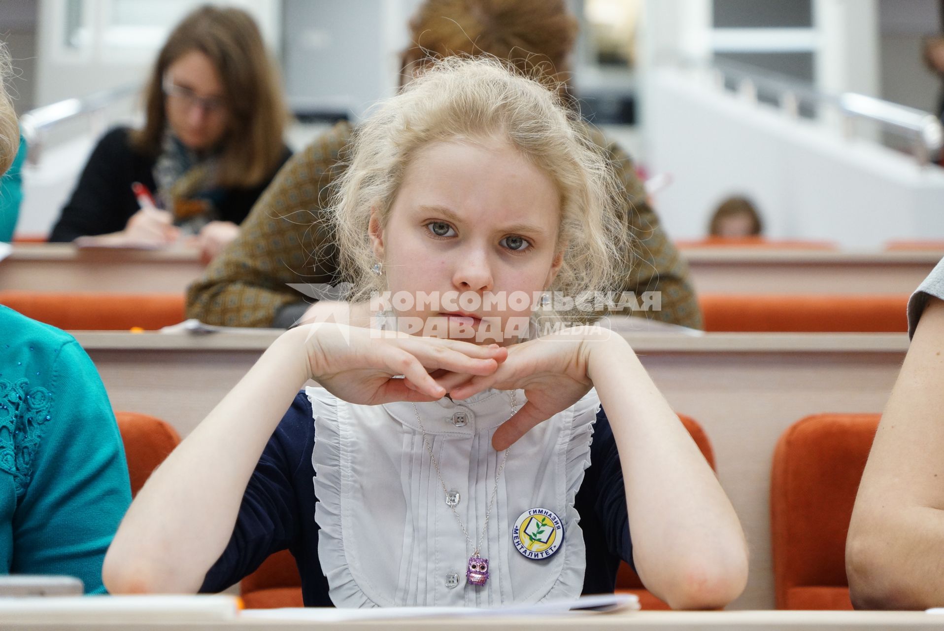 Участники во время ежегодной международной образовательной акции \"Тотальный диктант\" в Уральском федеральном университете имени Б.Н.Ельцина