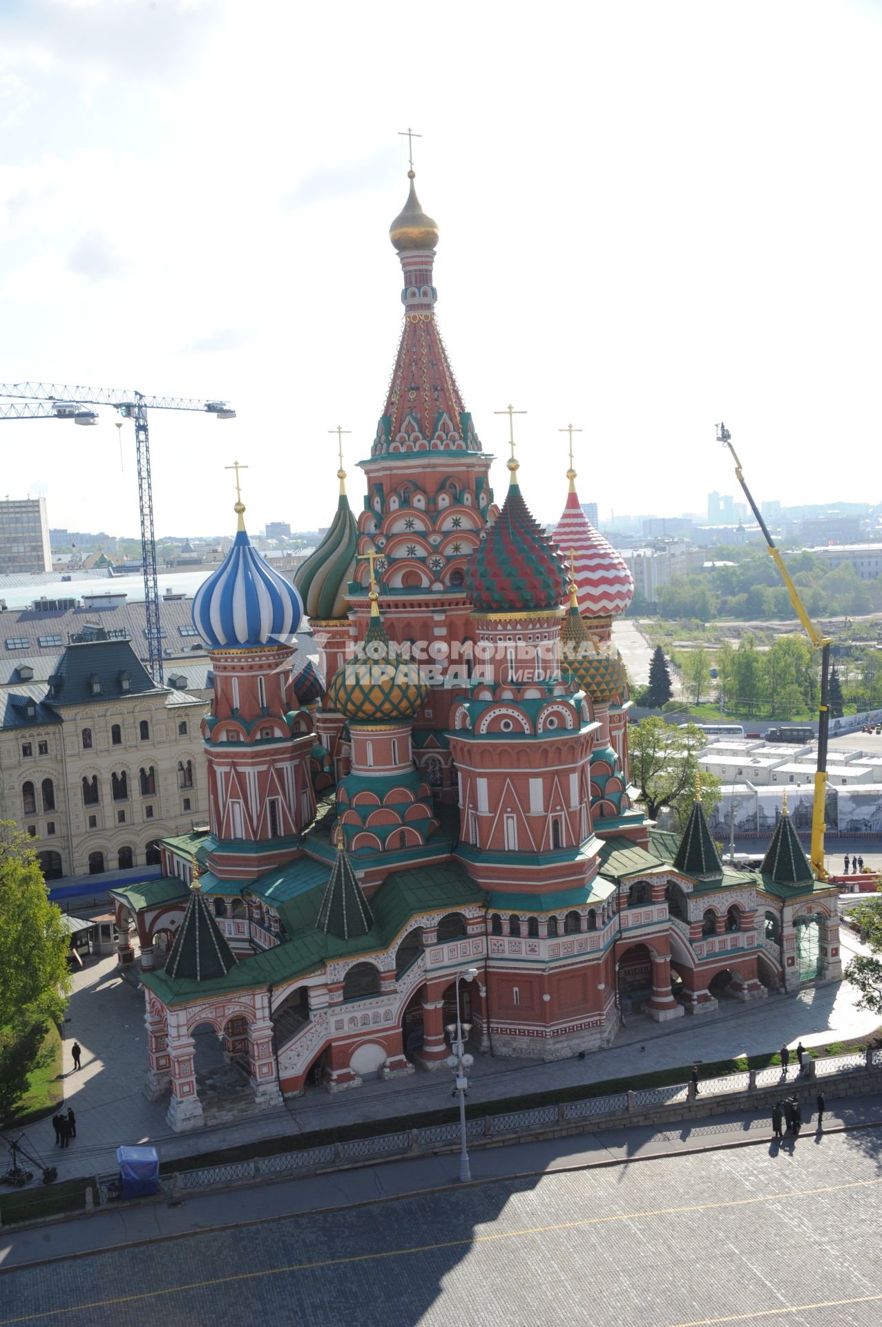 Москва. Вид на Храм Василия Блаженного.