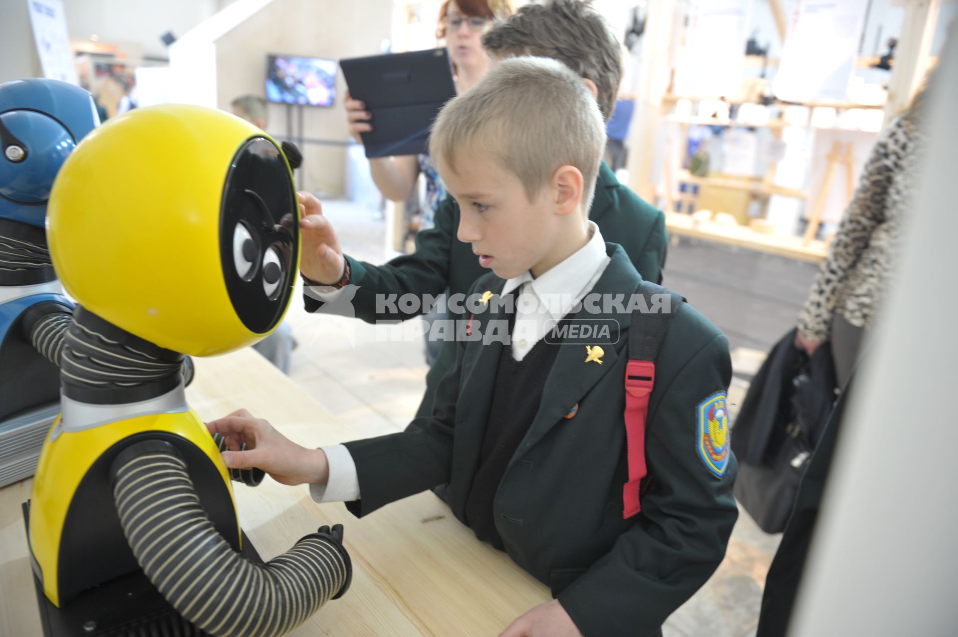 Выставка `Робостанция` на ВДНХ  в Москве.
