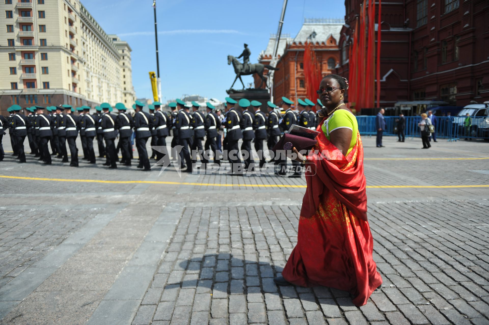 Москва. Военный парад на Красной площади, в честь 70-летия Победы в Великой Отечественной войне.