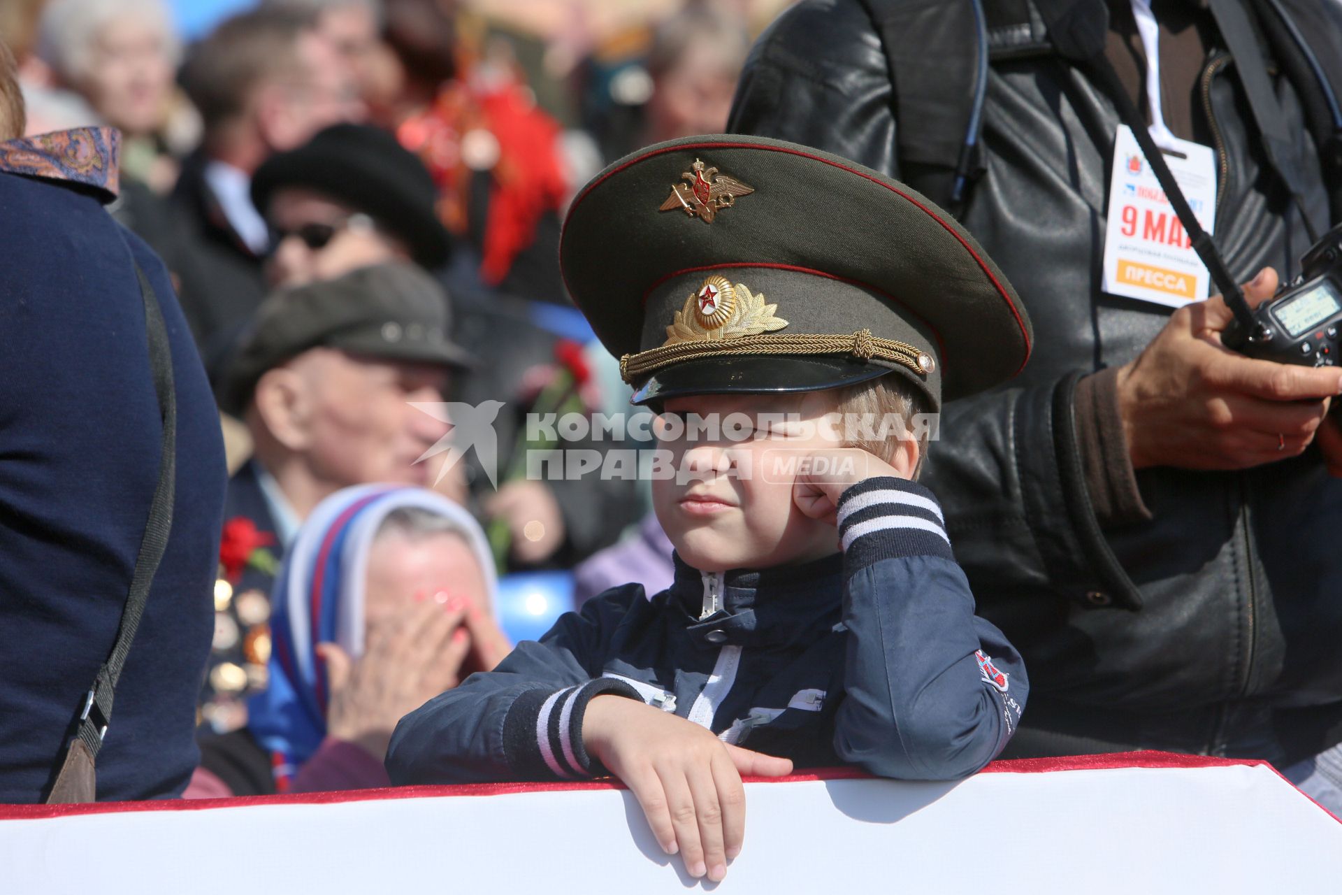 Санкт-Петербург. Парад Победы на Дворцовой площади в честь 70-летия Победы в Великой Отечественной войне.