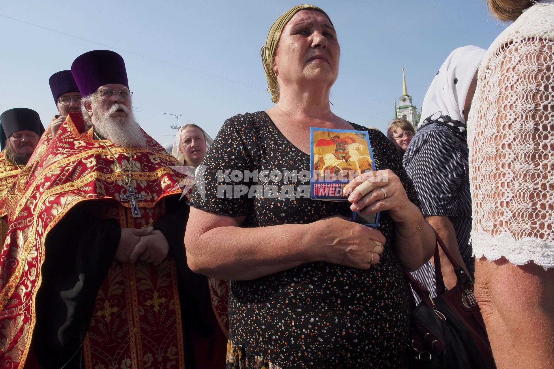 Тула. Прибытие мощей Георгия Победоносца.