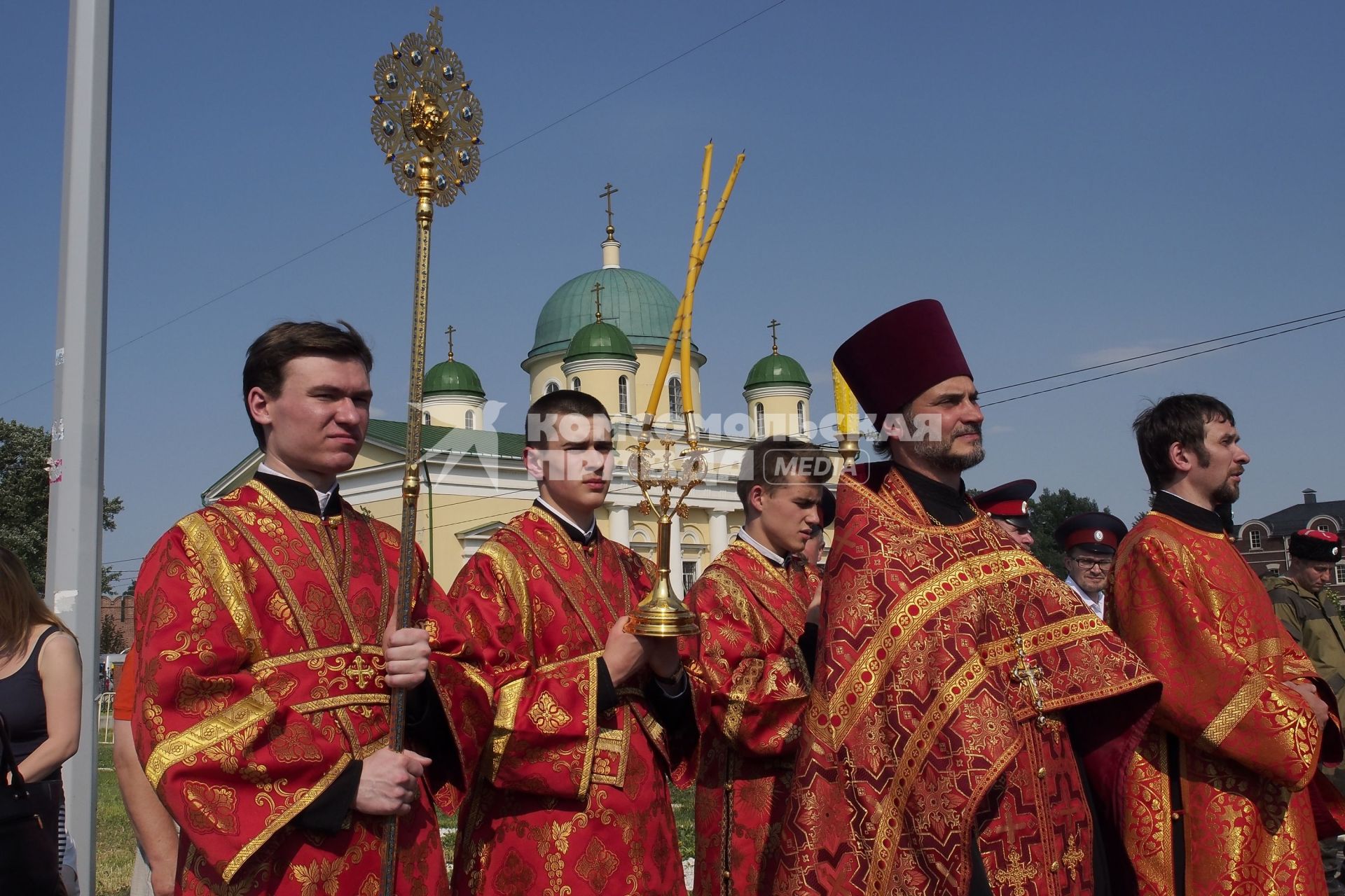 Тула. Прибытие мощей Георгия Победоносца.