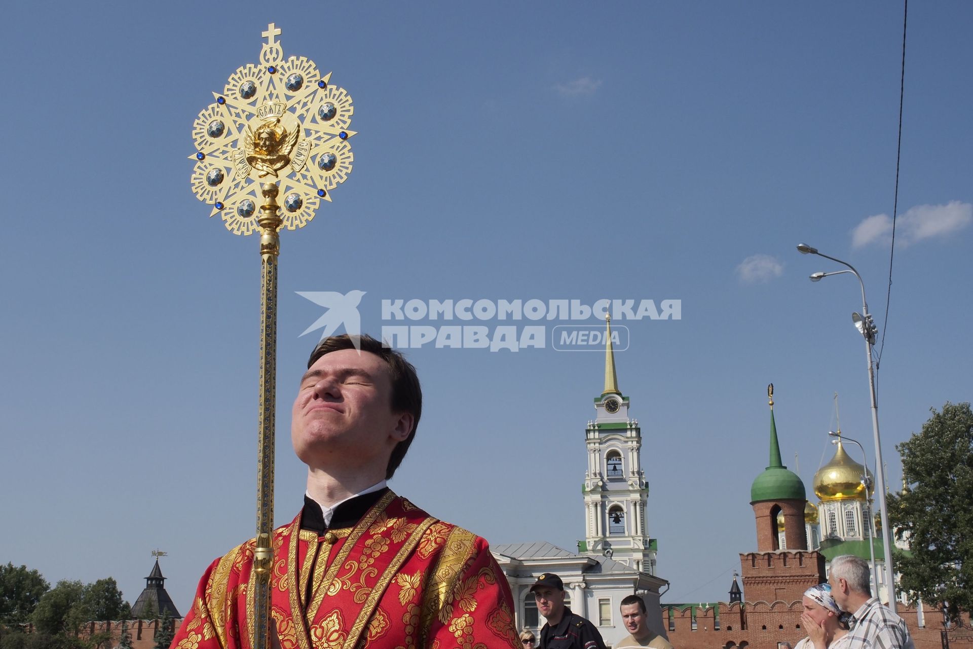 Тула. Прибытие мощей Георгия Победоносца.