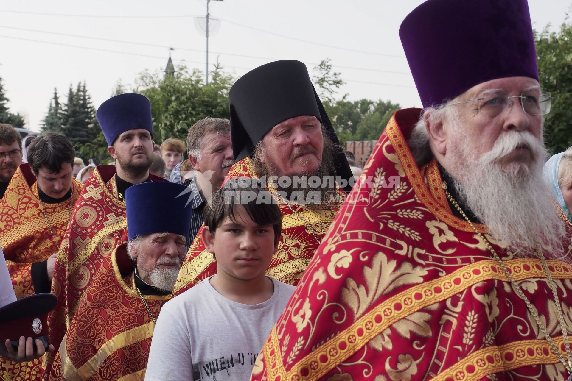 Тула. Прибытие мощей Георгия Победоносца.