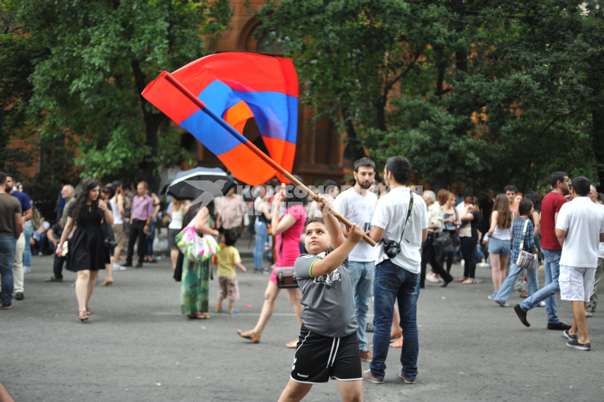 Армения, Ереван. Акция протеста против повышения тарифов на электричество.