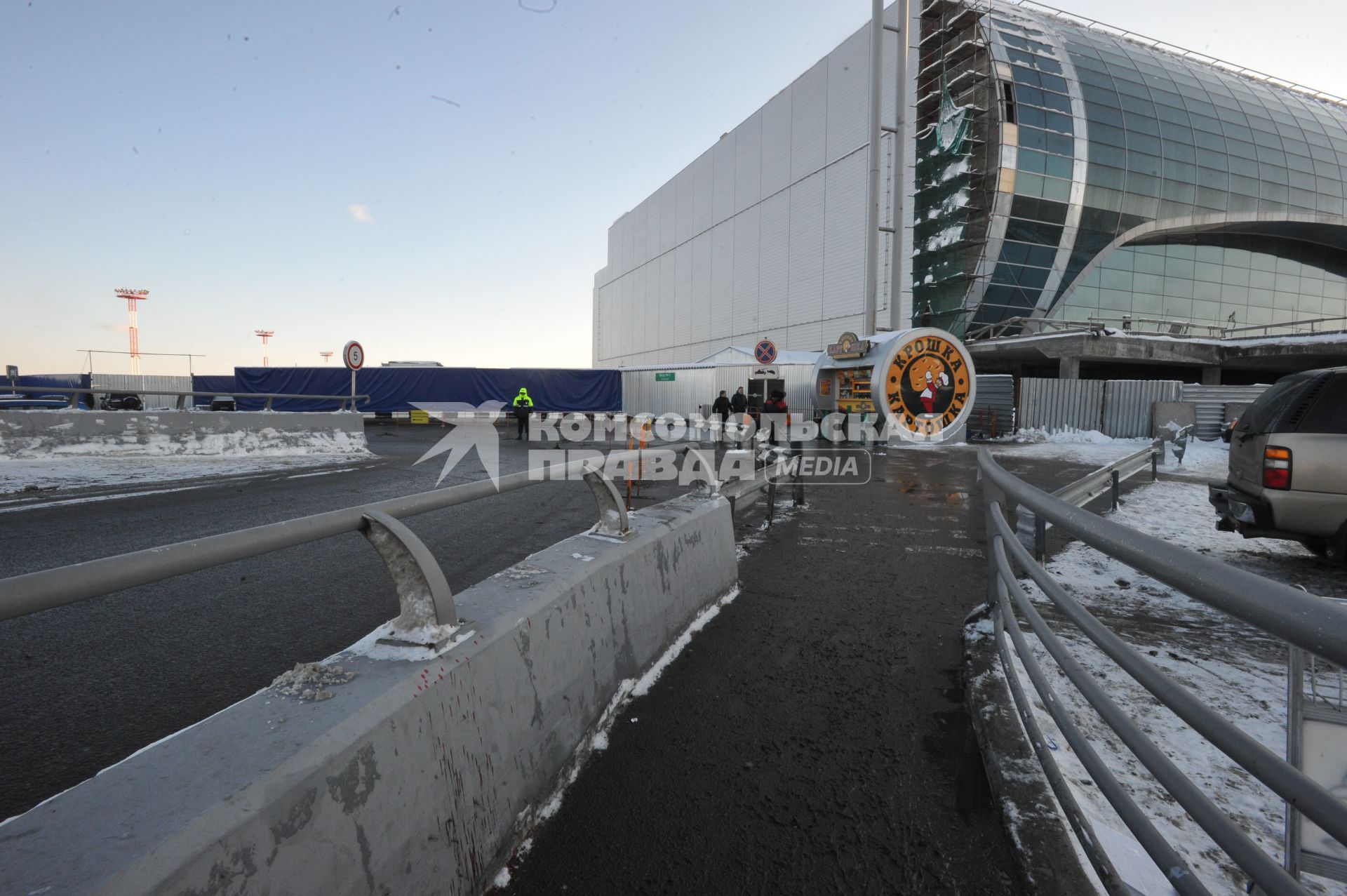 Московская область. Место у аэропорта Домодедово, где 24 января 2011 г. произошел взрыв.