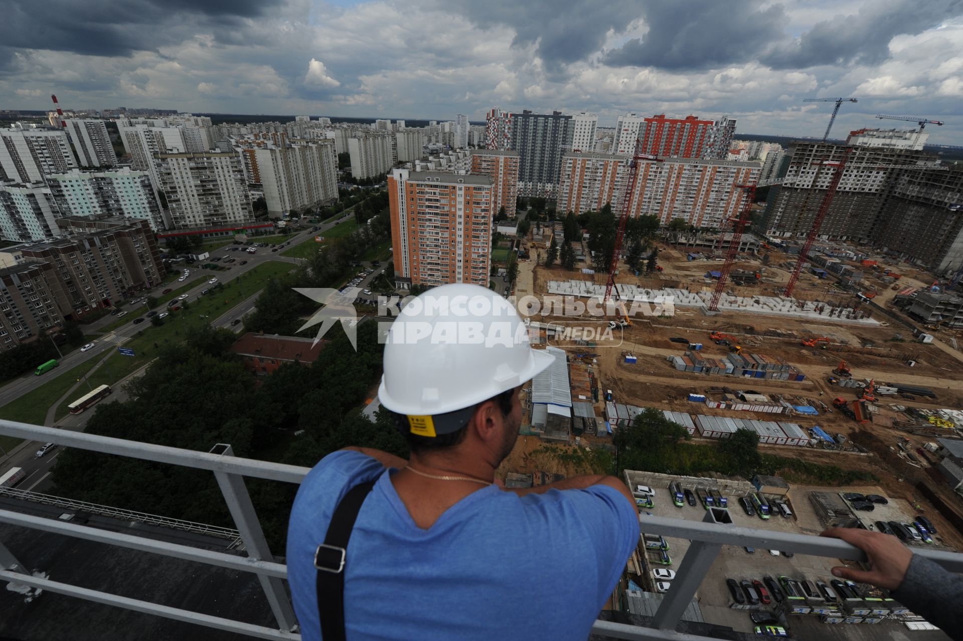 Москва. Осмотр новостроек района Митино мэром Москвы С.Собяниным.