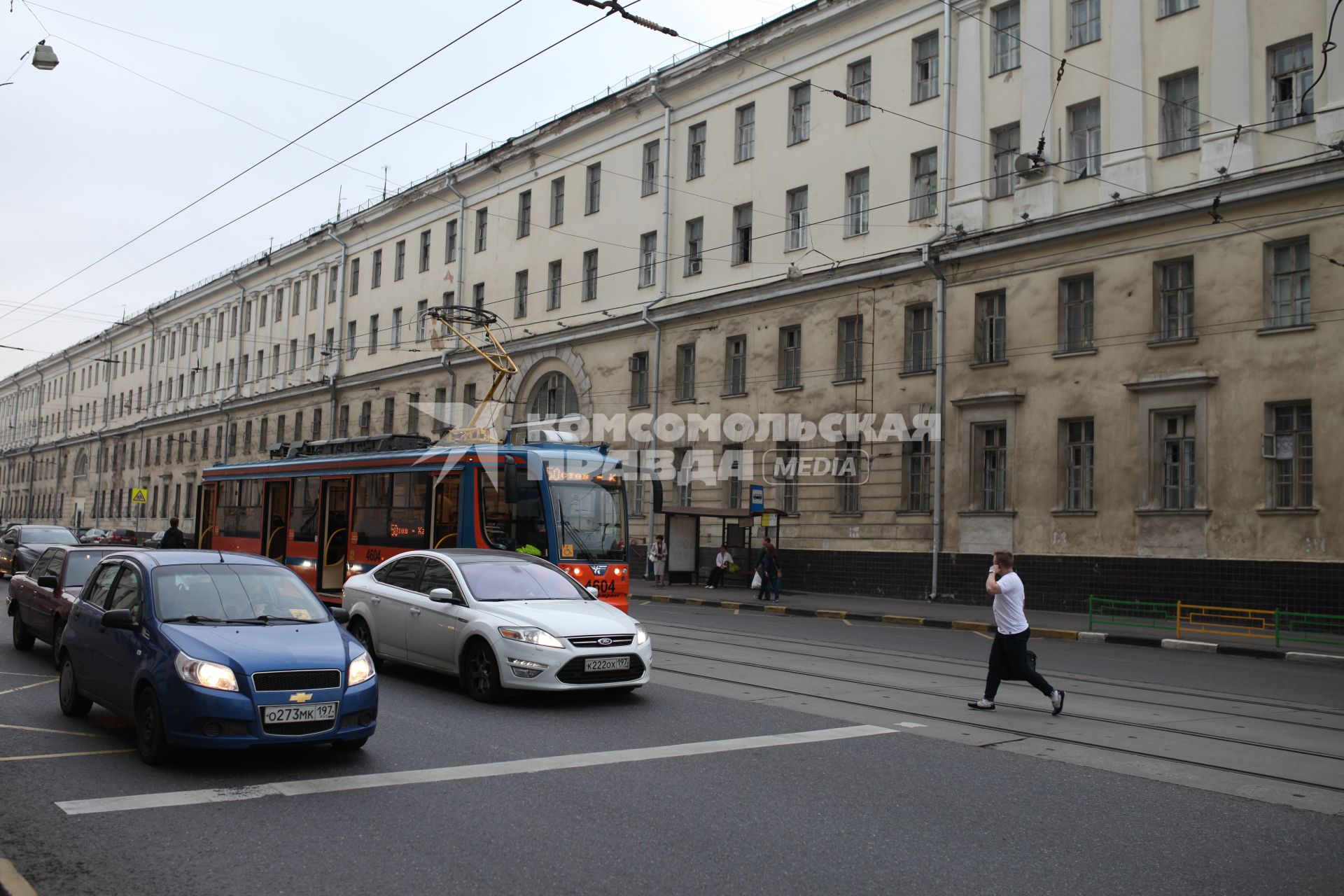 Виды Москвы. Красноказарменная улица