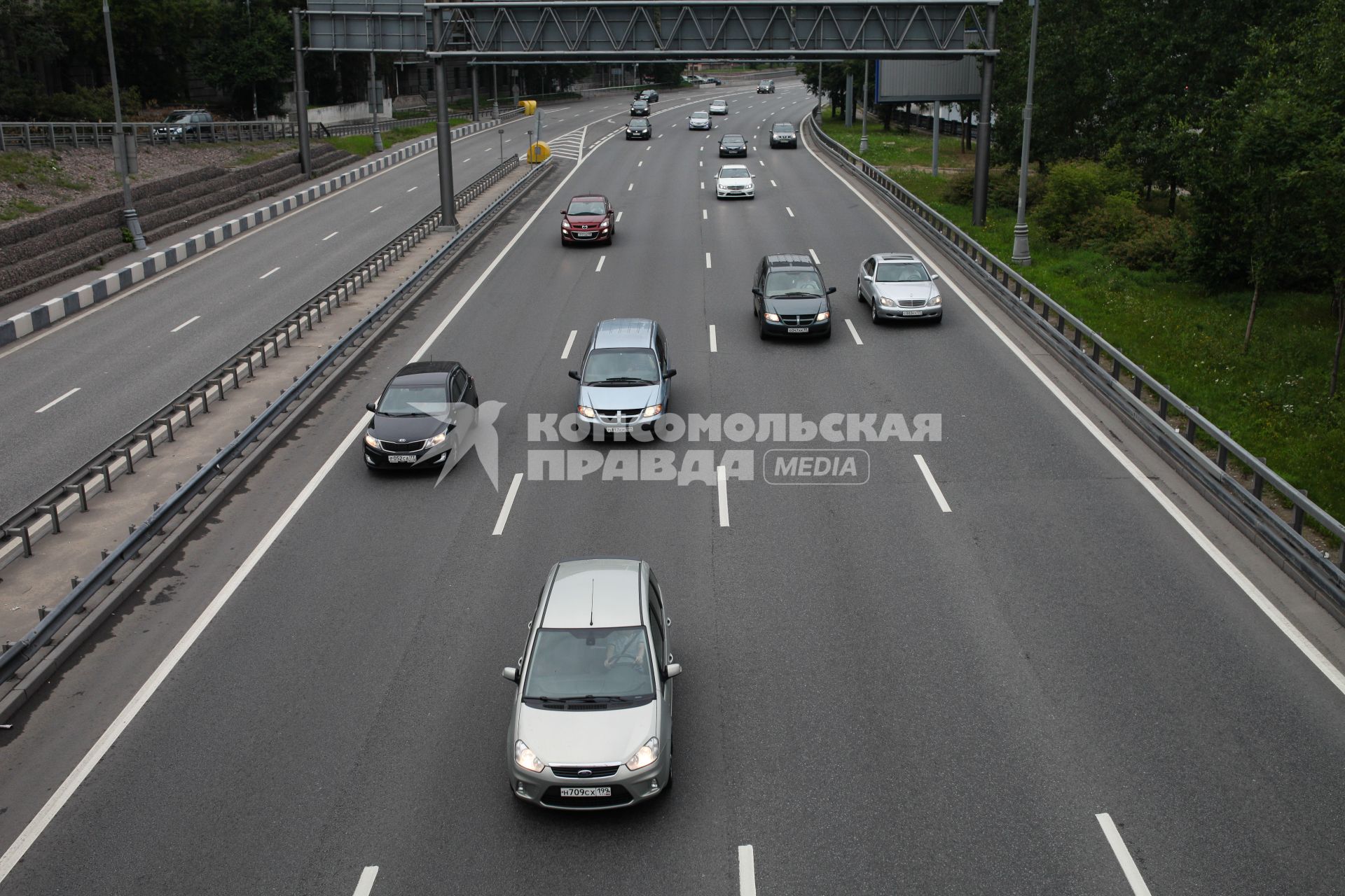 Москва. Третье транспортное кольцо.