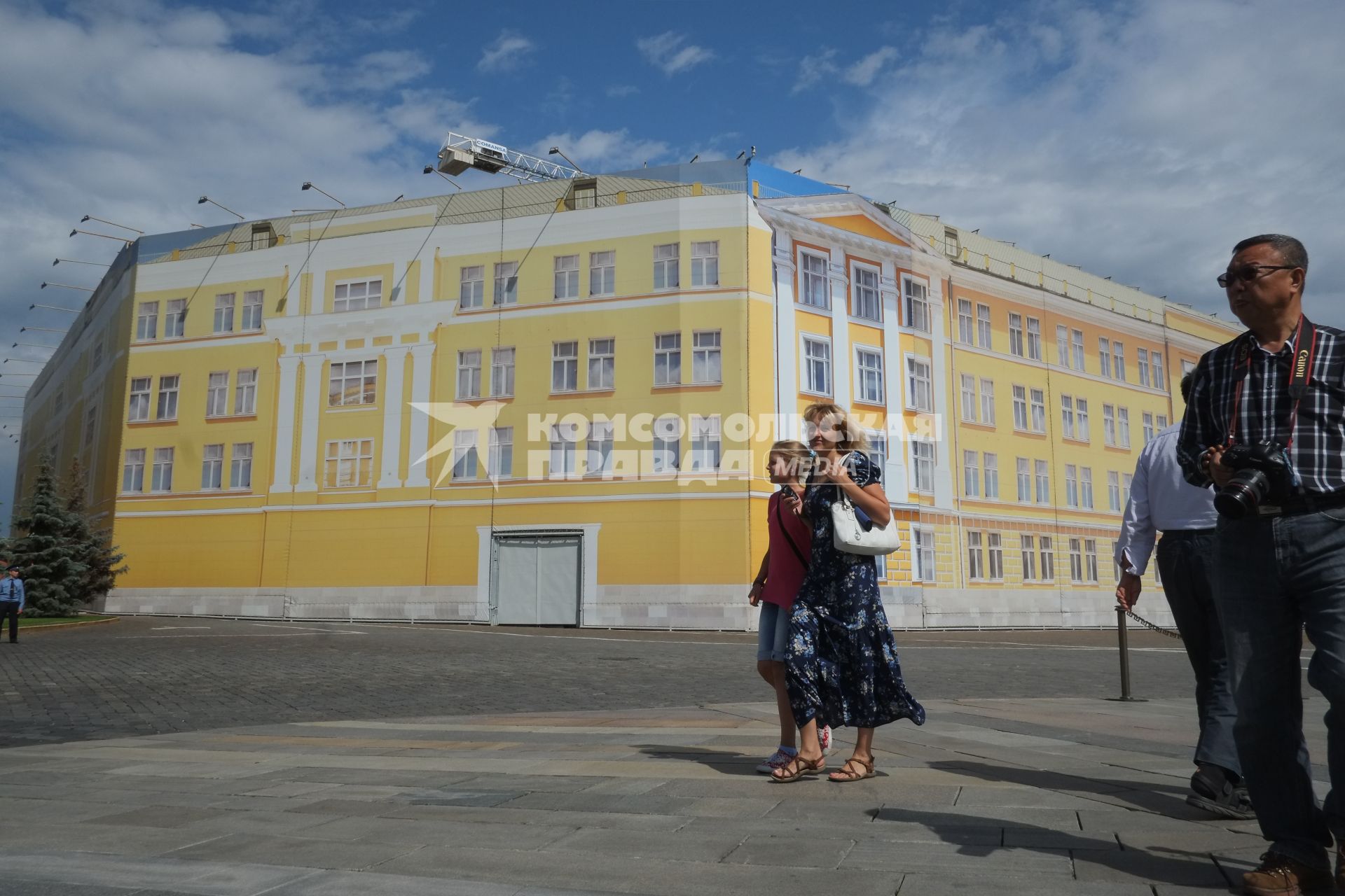 Московский Кремль. Место, где раньше располагался Чудов монастырь, уничтоженный в 1929-1932 годах.