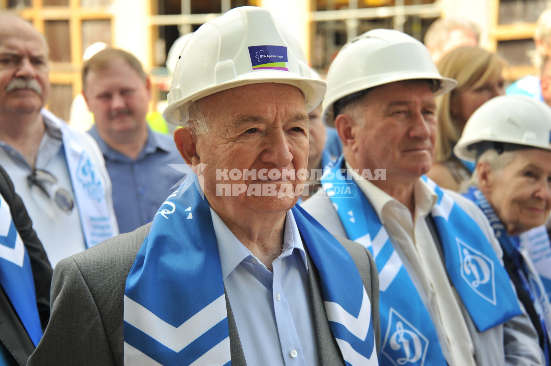 17.07.2015. Москва. Футбол. Парк физкультуры и спорта Динамо. Торжественное мероприятие.  Центральному стадиону Динамо  присвоено имя легендарного вратаря Льва Яшина. На снимке   Никита Симонян