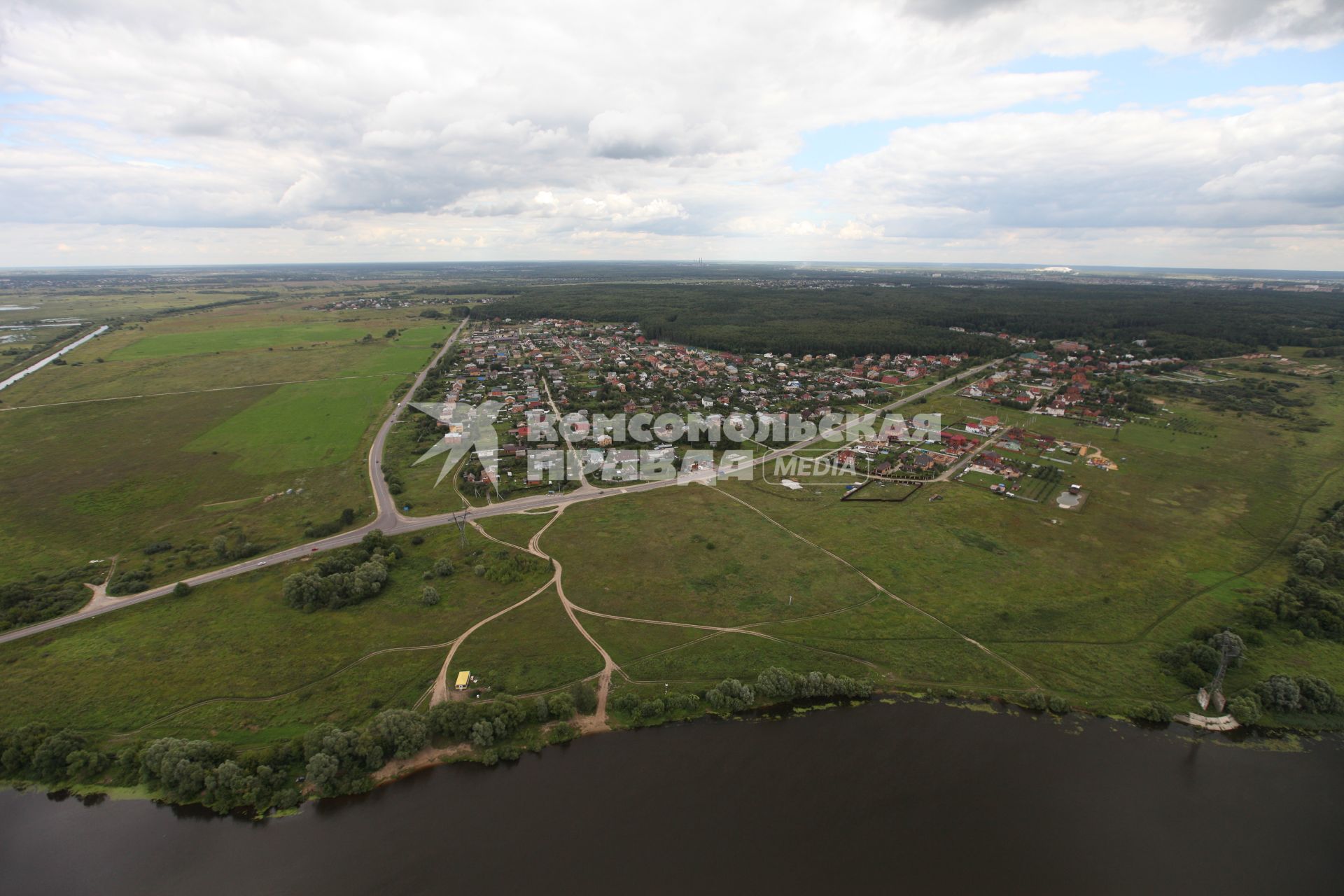 Виды Подмосковья из кабины автожира (гироплана).