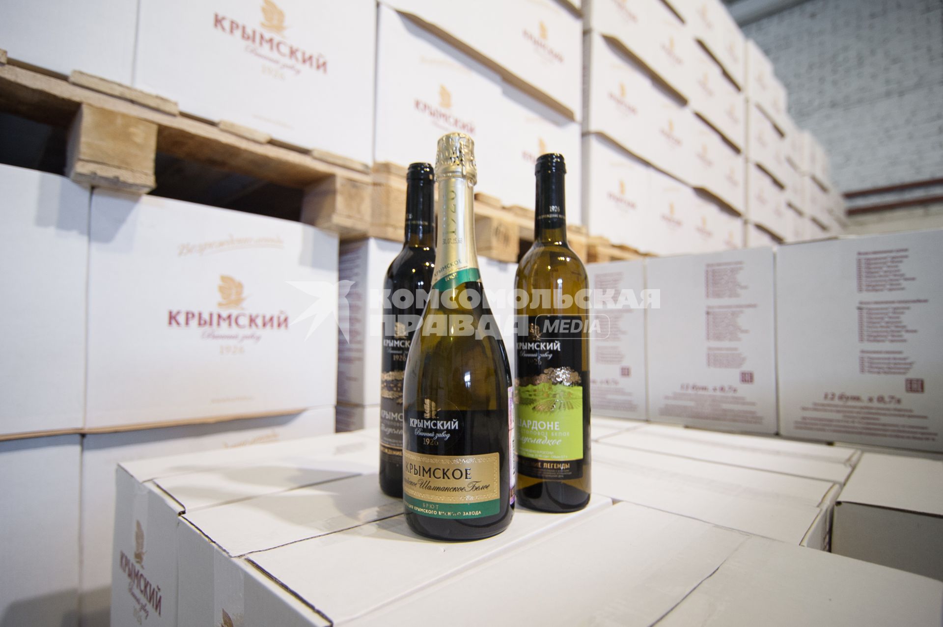 Краснодарский край, г. Крымск. Продукция Крымского винного завода.