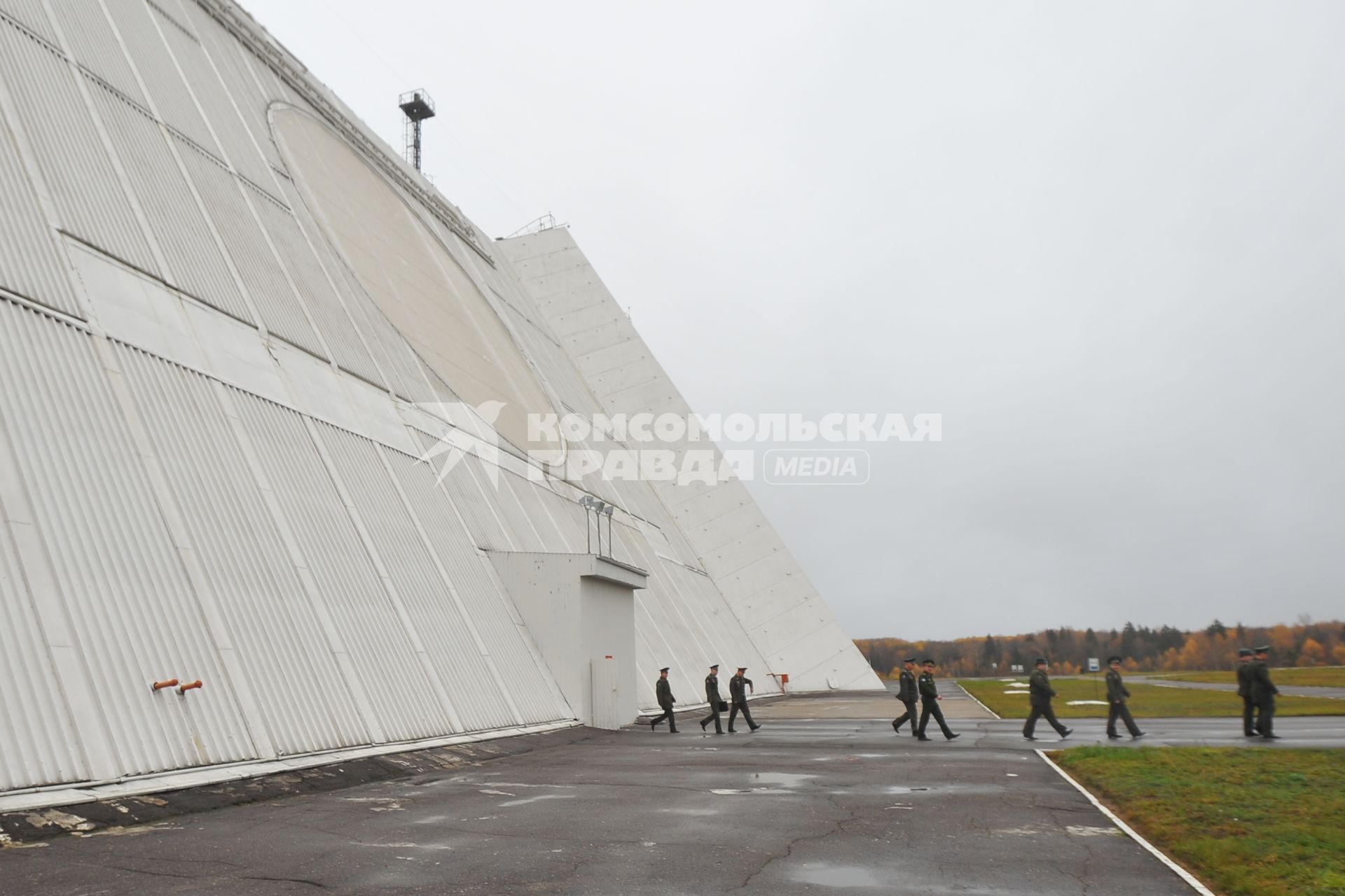 п.Софрино. Соединение противоракетной обороны. Стационарная многофункциональная радиолокационная станция кругового обзора Дон-2Н.