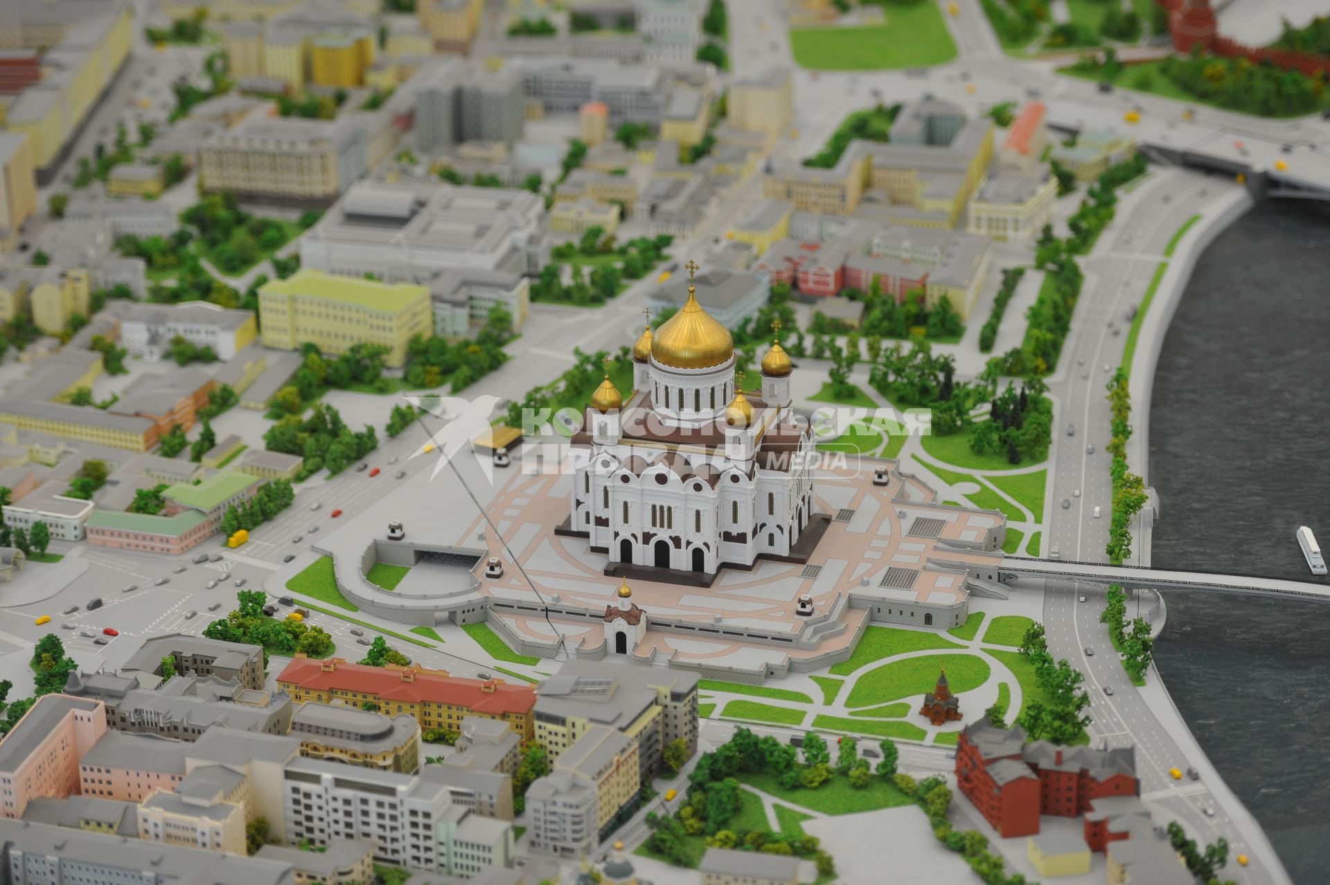 Москва. Интерактивный архитектурный макет Москвы на ВДНХ.