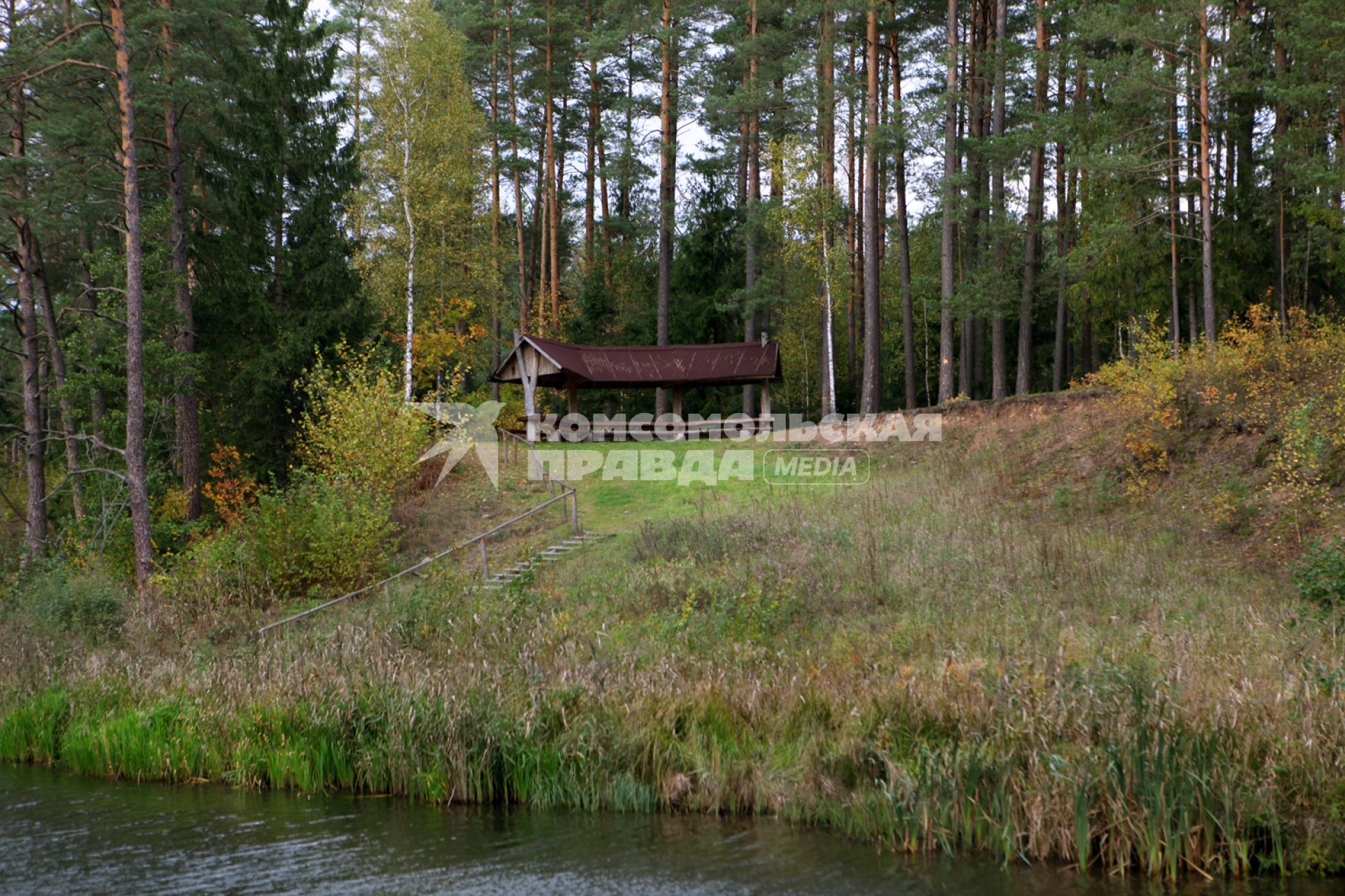 Белоруссия, Гродненская область. Августовский канал, проходящий по территории Польши и Белоруссии, соединяет реки Вислу и Неман.