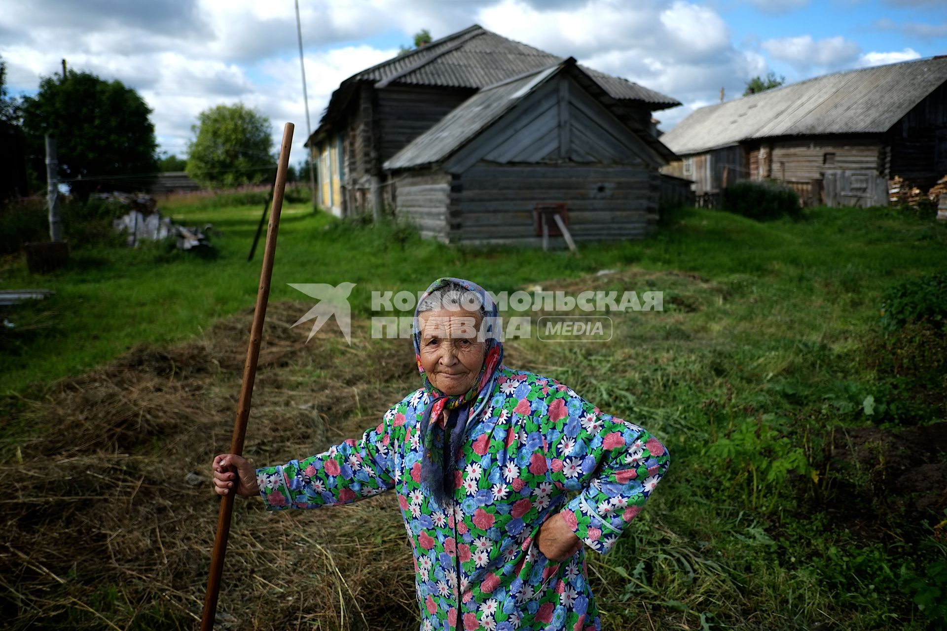 Архангельская область. г.Каргополь. Местная жительница.