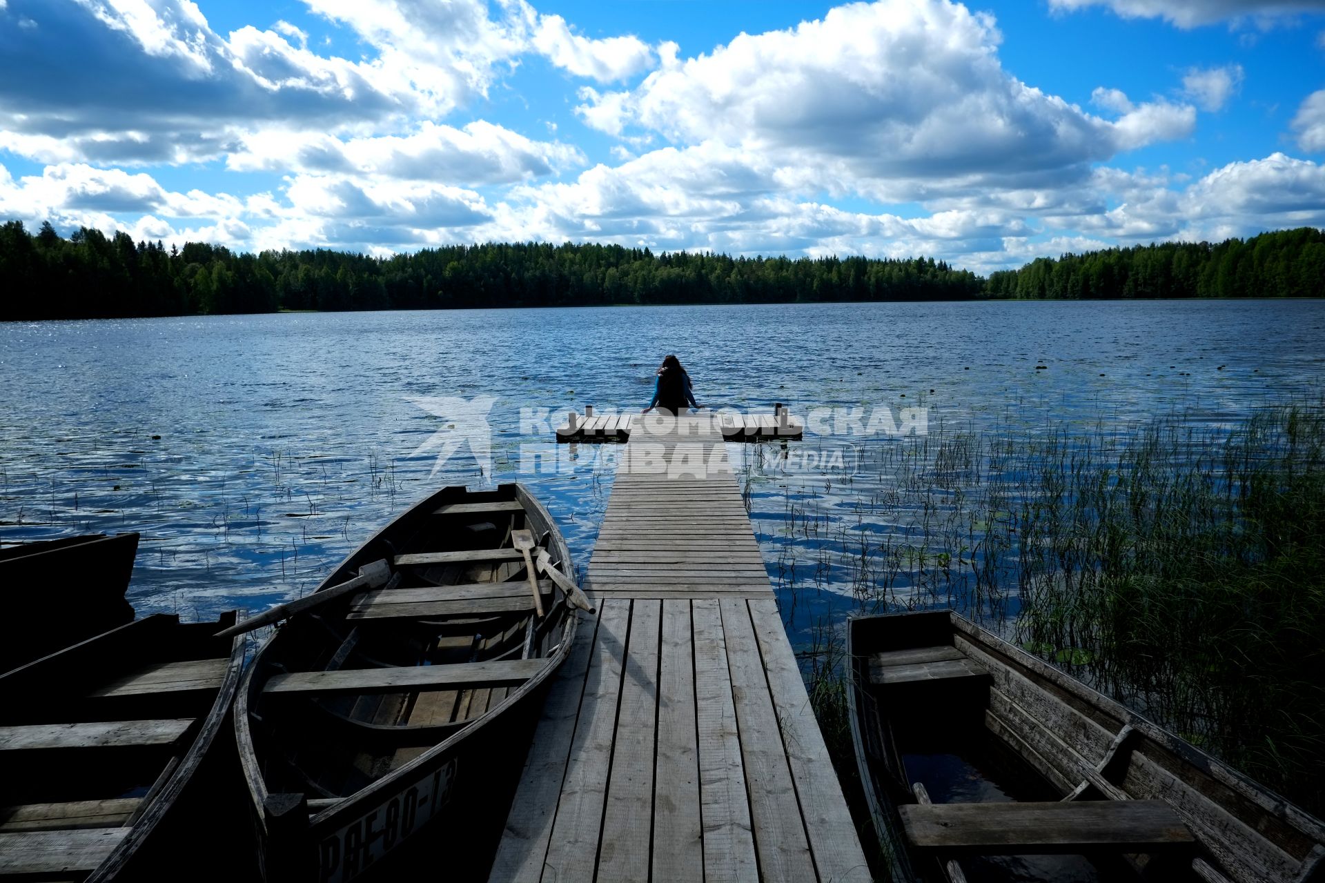 Архангельская область. г.Каргополь. Река Онега.