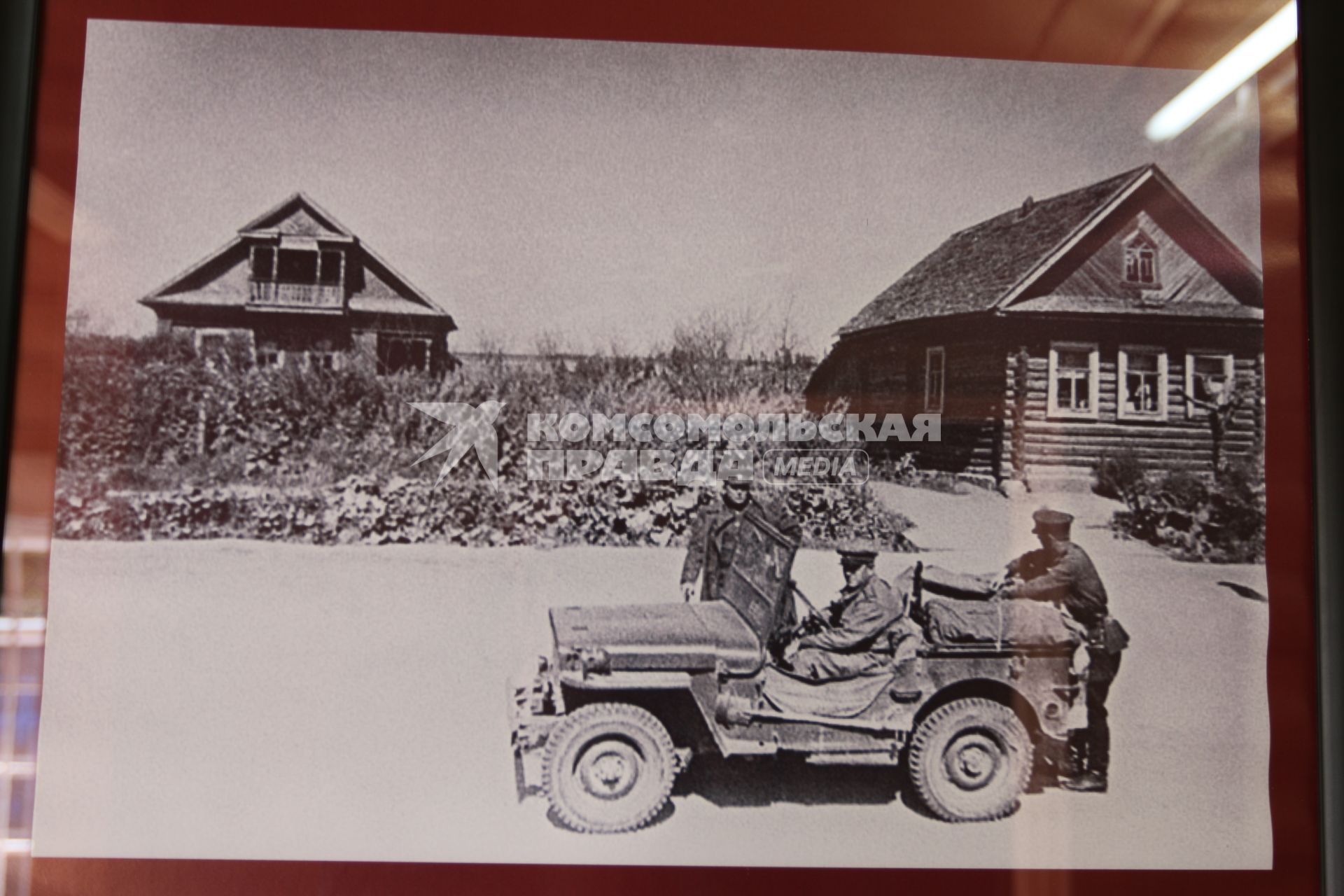 Тверская область. с.Хорошево. Дом, где 5 августа 1943 года во время поездки на Калининский фронт останавливался Иосиф Сталин.