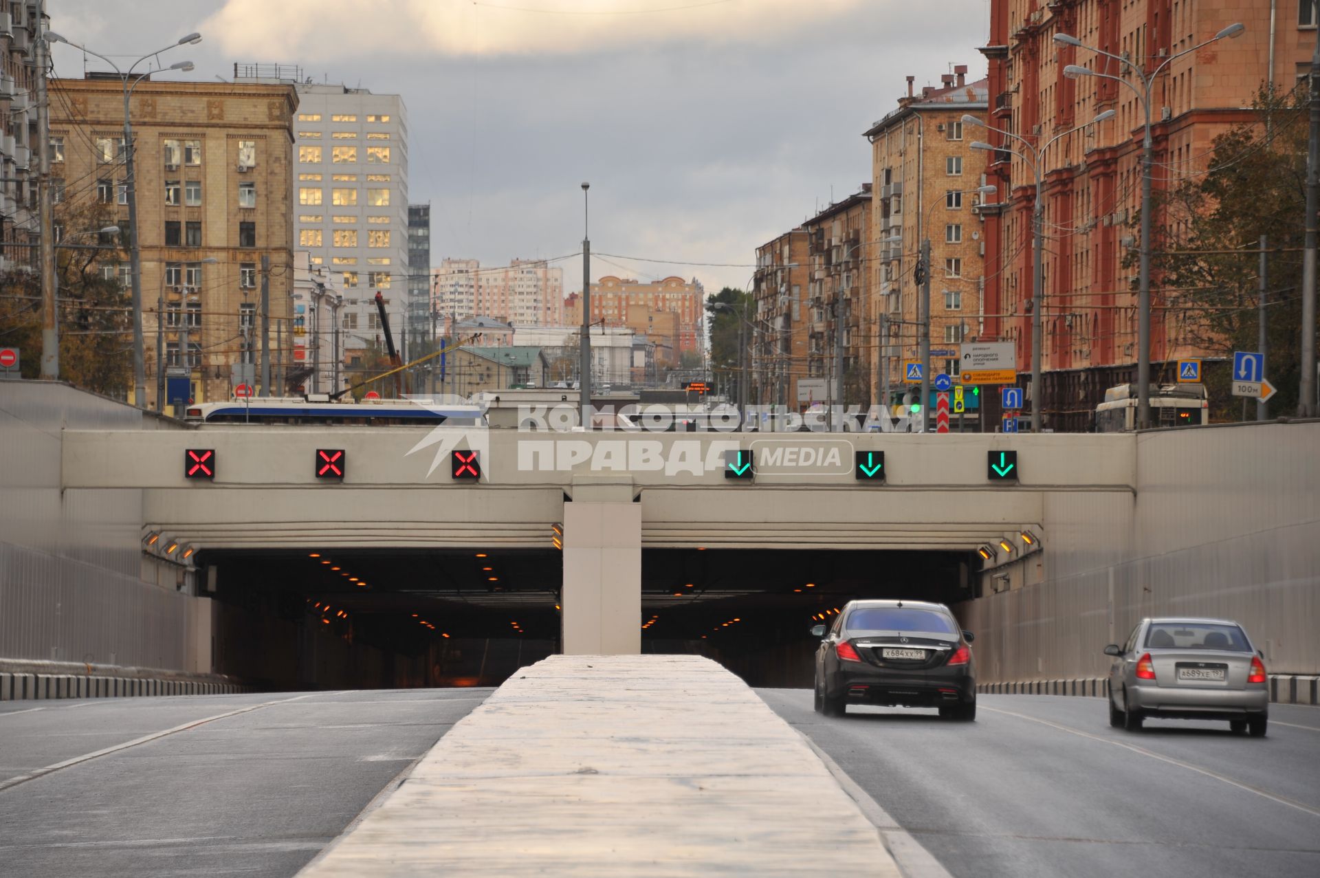 Москва. Завершено строительство Алабяно-Балтийского тоннеля на Большой Академической улице.