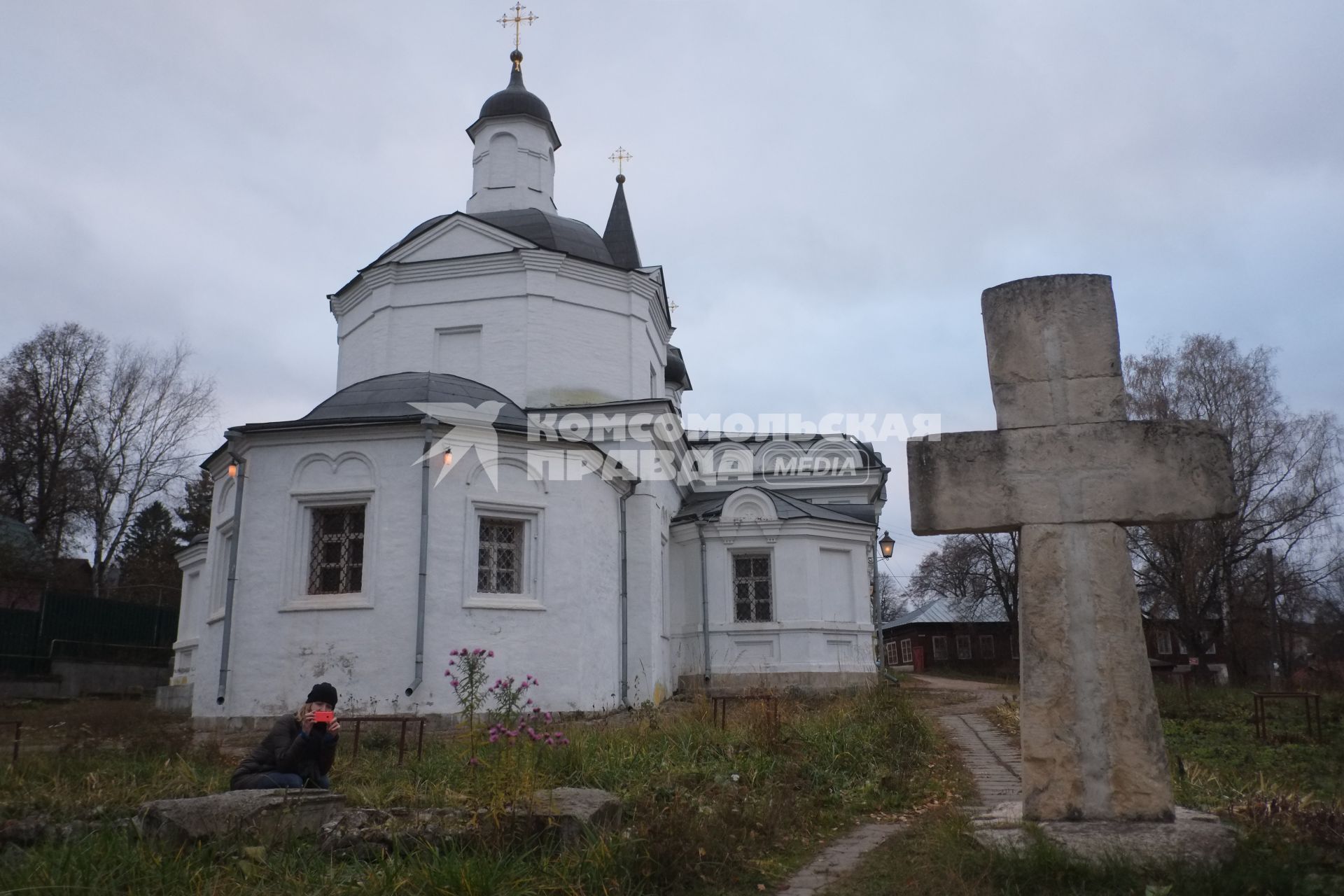 г.Таруса. Храм Воскресения Христова (Воскресенская церковь) на Воскресенской горе.