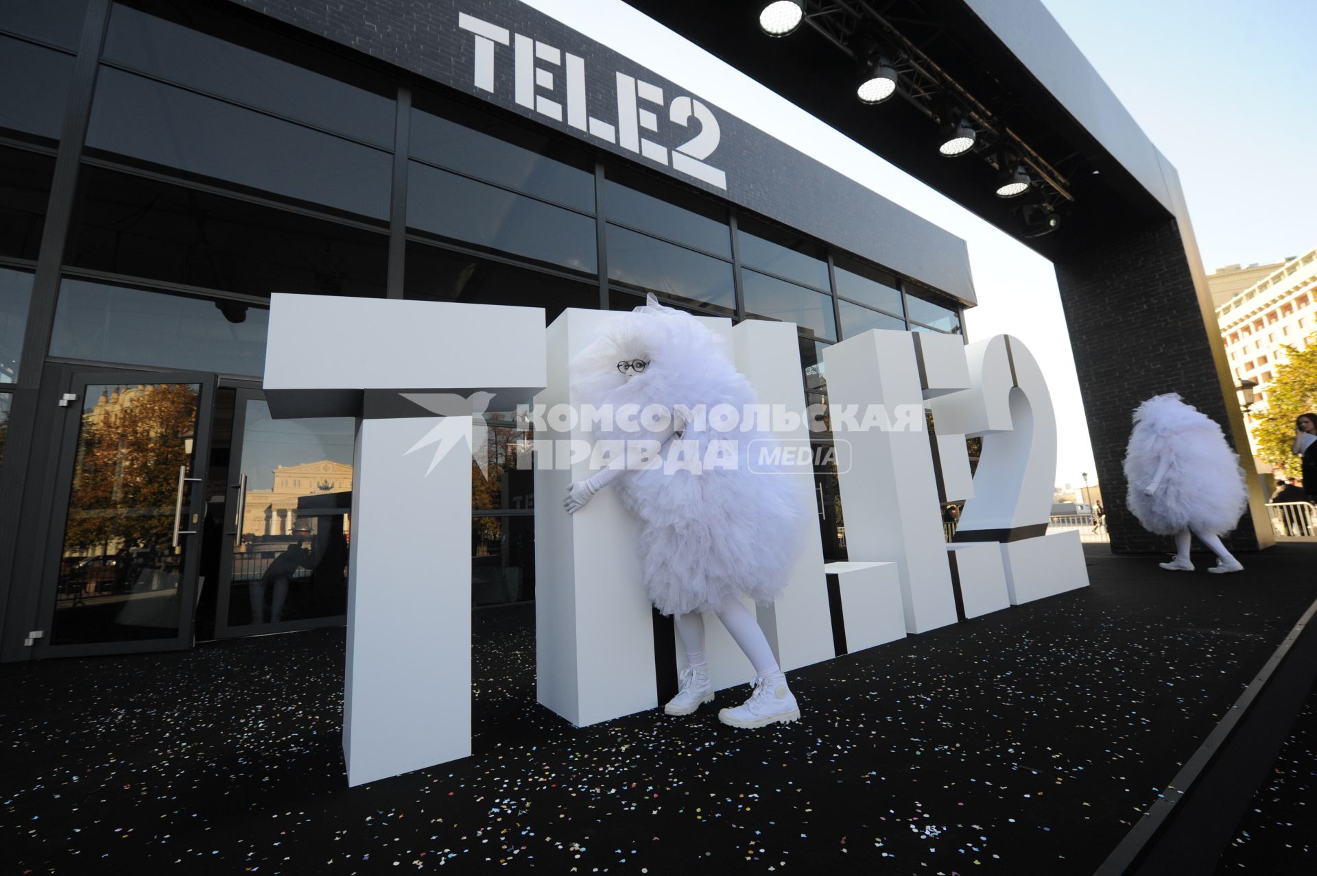 Москва. Запуск сети TELE2 в московском регионе.